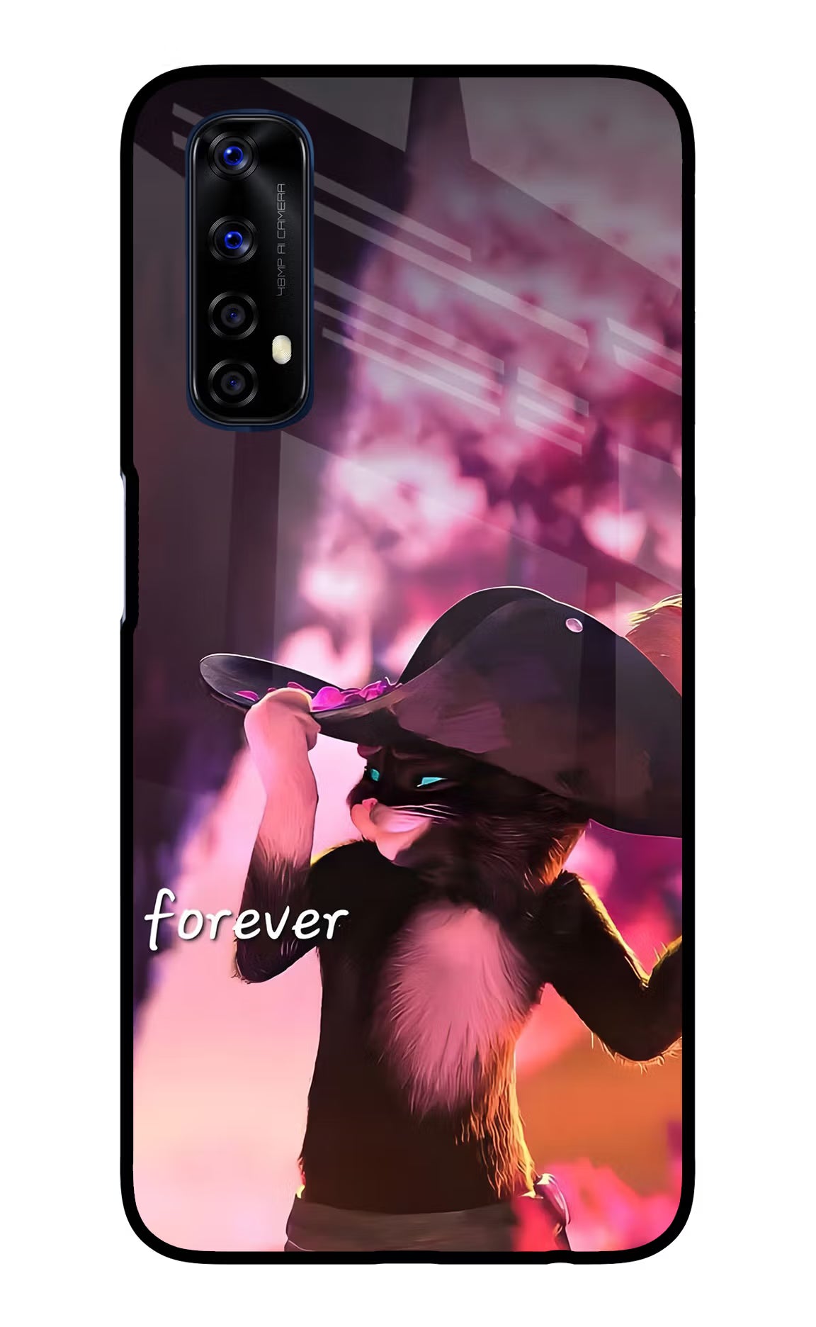 Forever Cat Realme 7/Narzo 20 Pro Glass Case - Forever Cat Realme 7/Narzo 20 Pro Glass Case Forever Cat Realme 7/Narzo 20 Pro Glass Case
