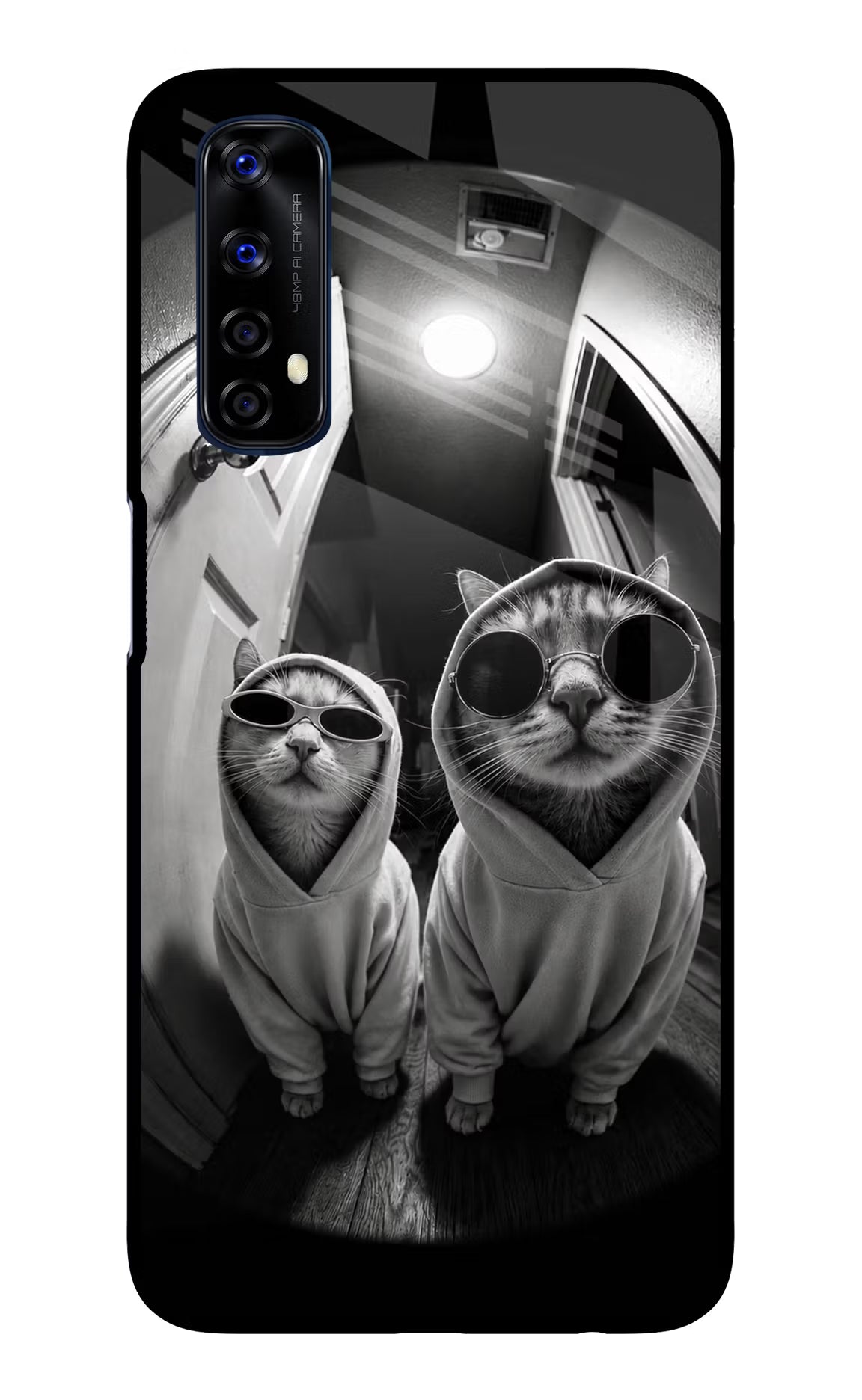 Hood Cats Realme 7/Narzo 20 Pro Glass Case - Hood Cats Realme 7/Narzo 20 Pro Glass Case Hood Cats Realme 7/Narzo 20 Pro Glass Case
