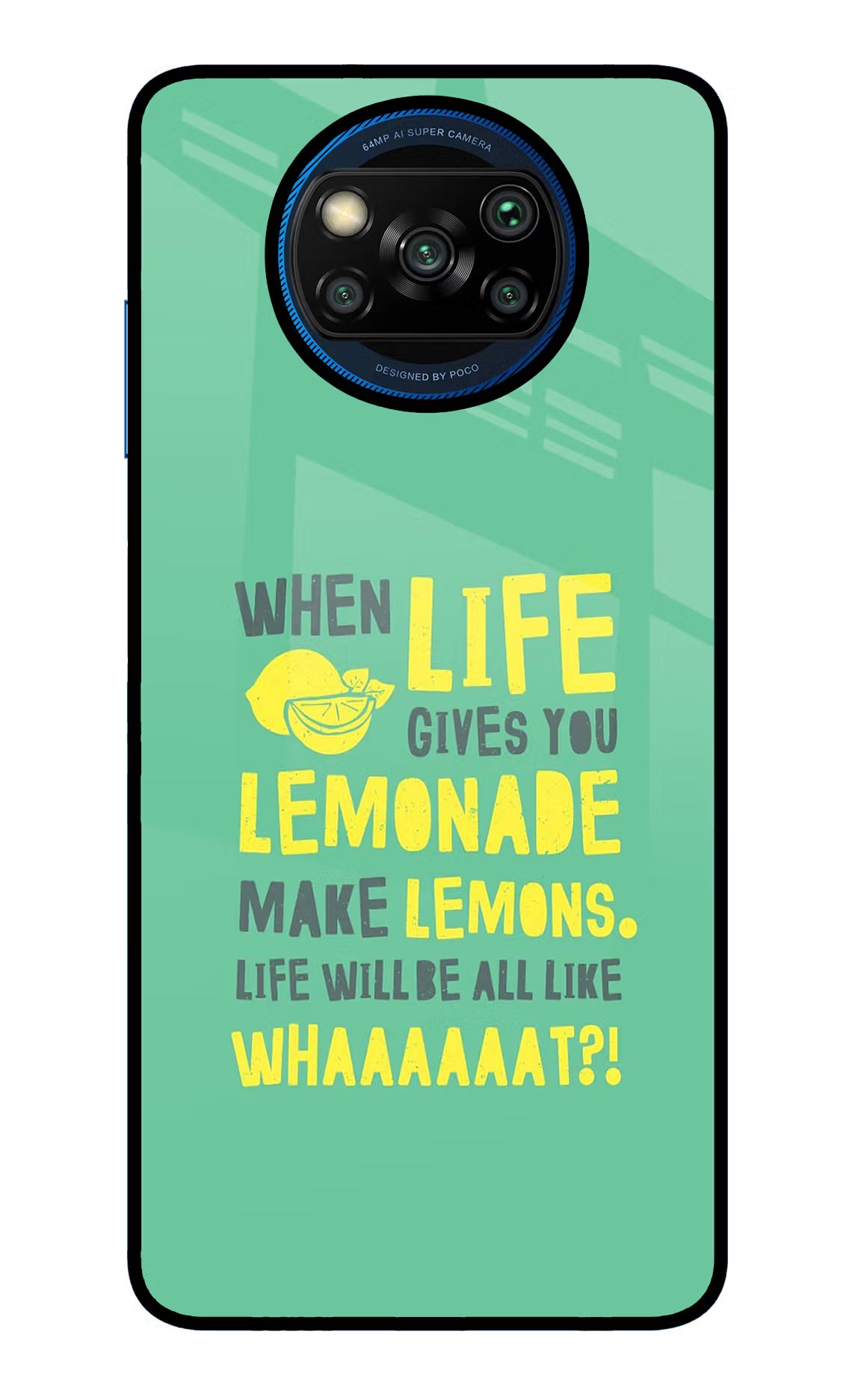 Quote Poco X3/X3 Pro Glass Case - Quote Poco X3/X3 Pro Glass Case Quote Poco X3/X3 Pro Glass Case