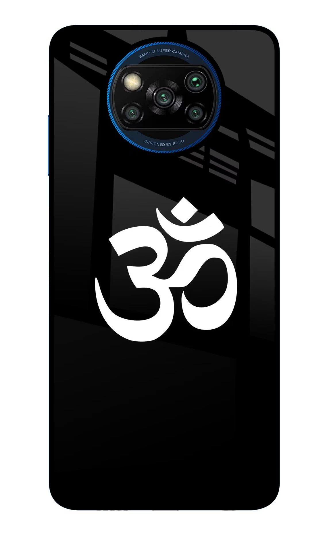 Om Poco X3/X3 Pro Back Cover - Om Poco X3/X3 Pro Glass Case Back Cover by Casekaro Om Poco X3/X3 Pro Glass Case Back Cover by Casekaro