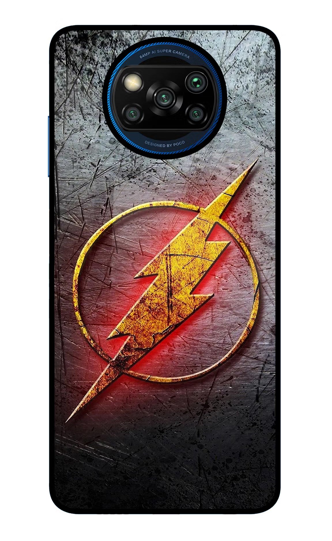 Flash Poco X3/X3 Pro Back Cover - Flash Poco X3/X3 Pro Glass Case Back Cover by Casekaro Flash Poco X3/X3 Pro Glass Case Back Cover by Casekaro