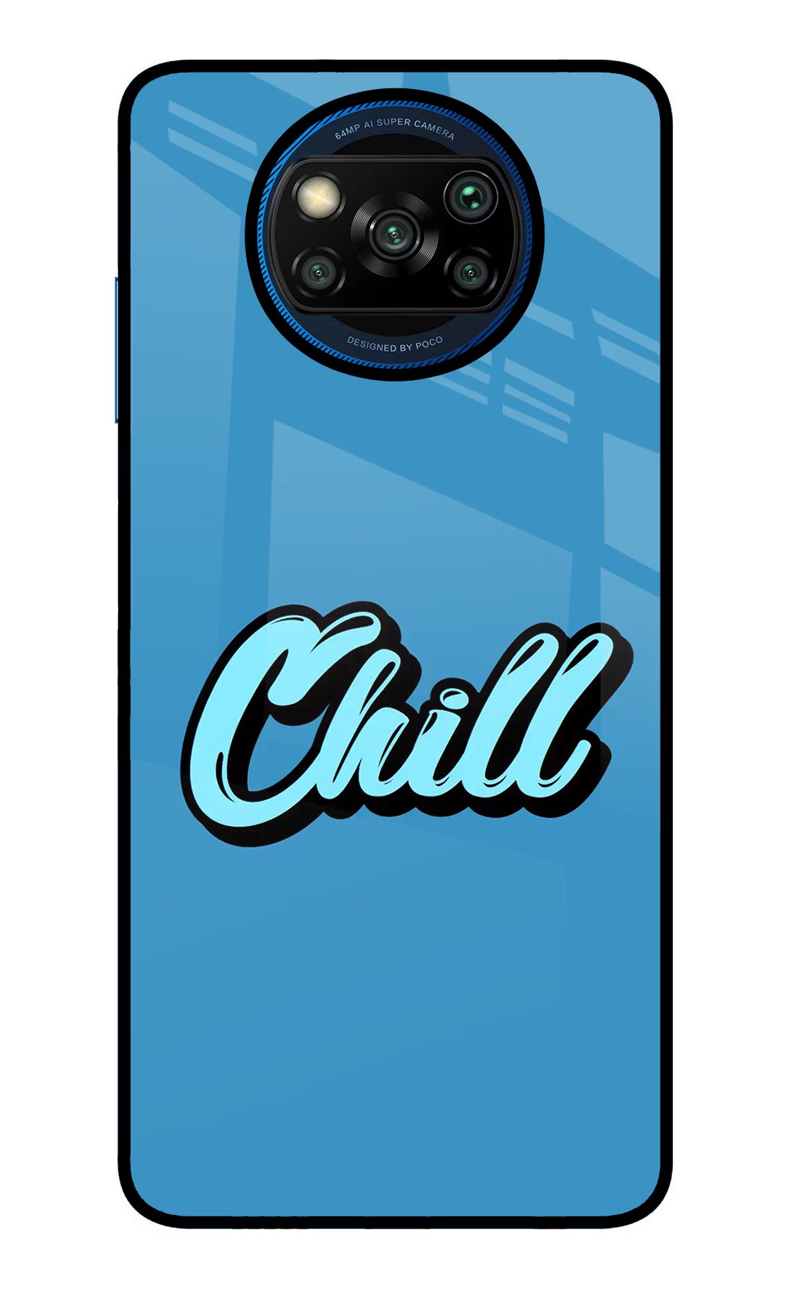 Chill Poco X3/X3 Pro Glass Case - Chill Poco X3/X3 Pro Glass Case Chill Poco X3/X3 Pro Glass Case