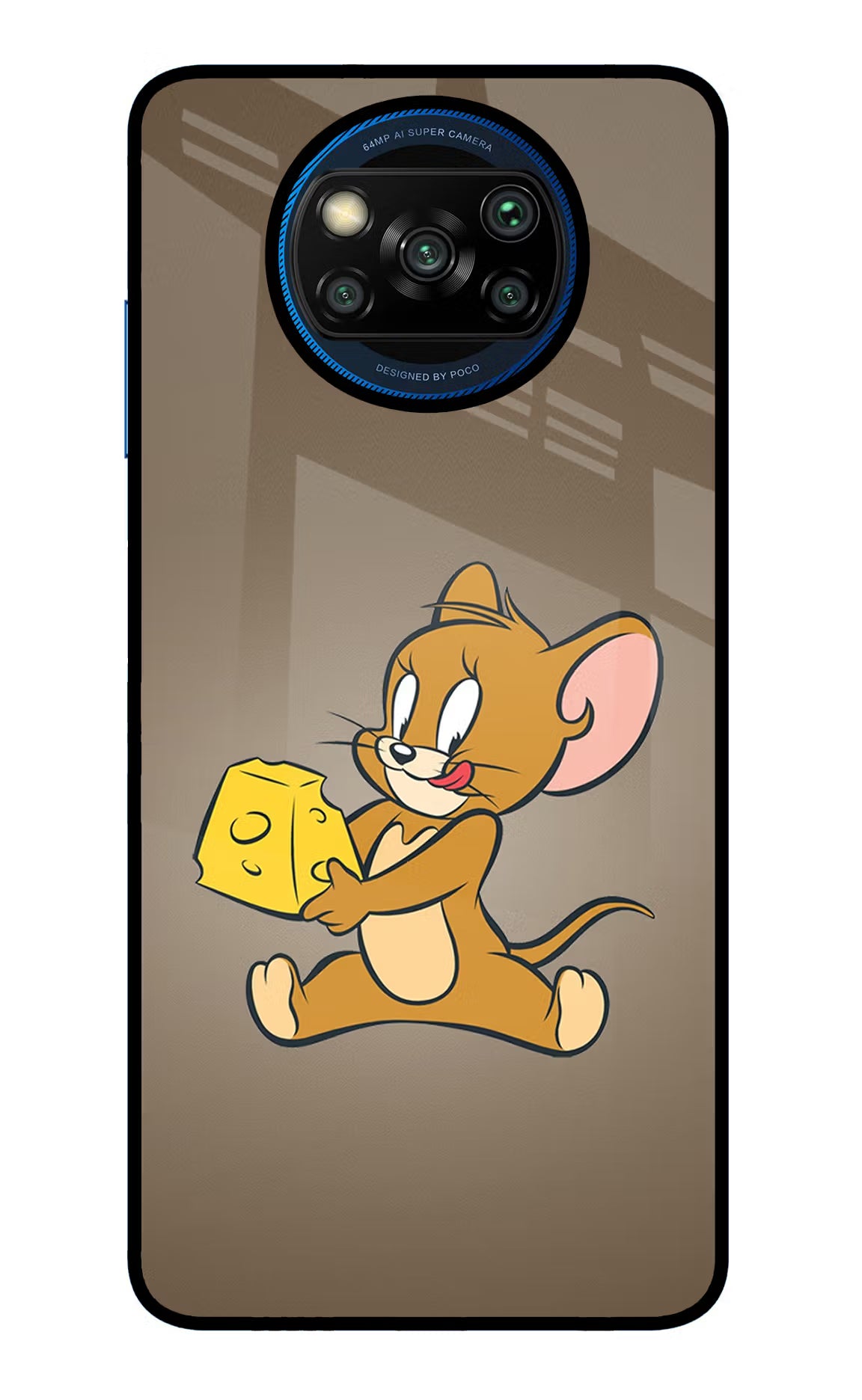 Jerry Poco X3/X3 Pro Back Cover - Jerry Poco X3/X3 Pro Glass Case Back Cover by Casekaro Jerry Poco X3/X3 Pro Glass Case Back Cover by Casekaro