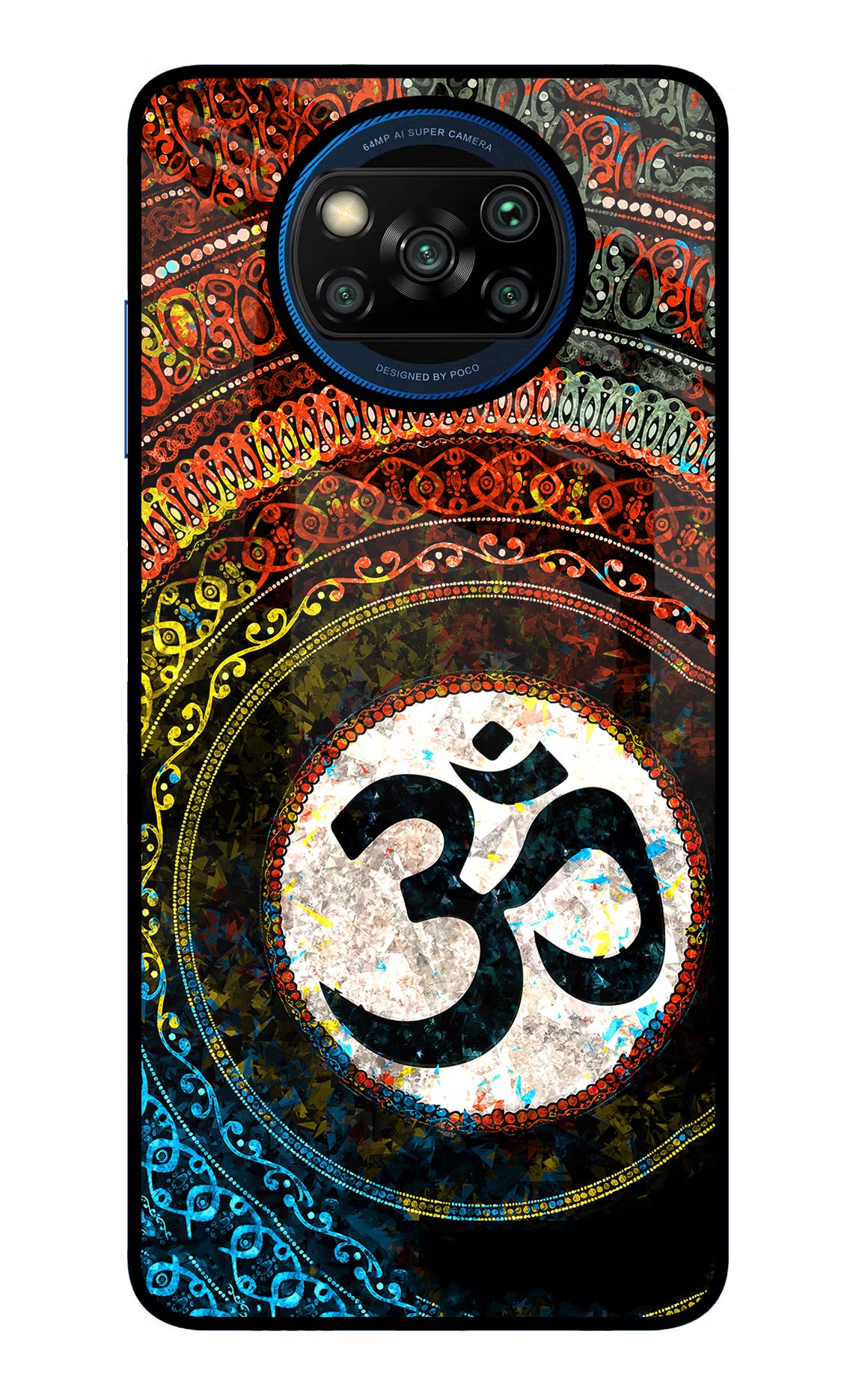 Om Cultural Poco X3/X3 Pro Glass Case - Om Cultural Poco X3/X3 Pro Glass Case Om Cultural Poco X3/X3 Pro Glass Case