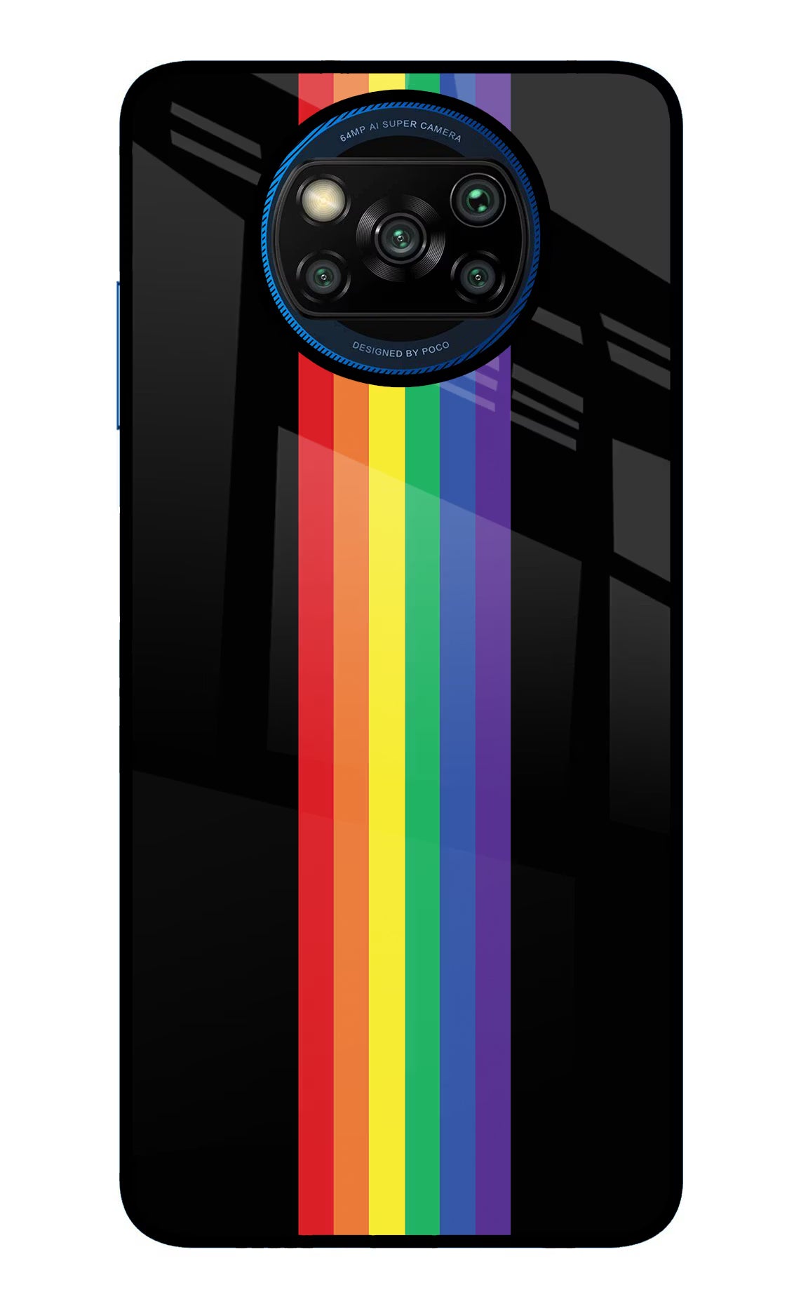Pride Poco X3/X3 Pro Back Cover - Pride Poco X3/X3 Pro Glass Case Back Cover by Casekaro Pride Poco X3/X3 Pro Glass Case Back Cover by Casekaro