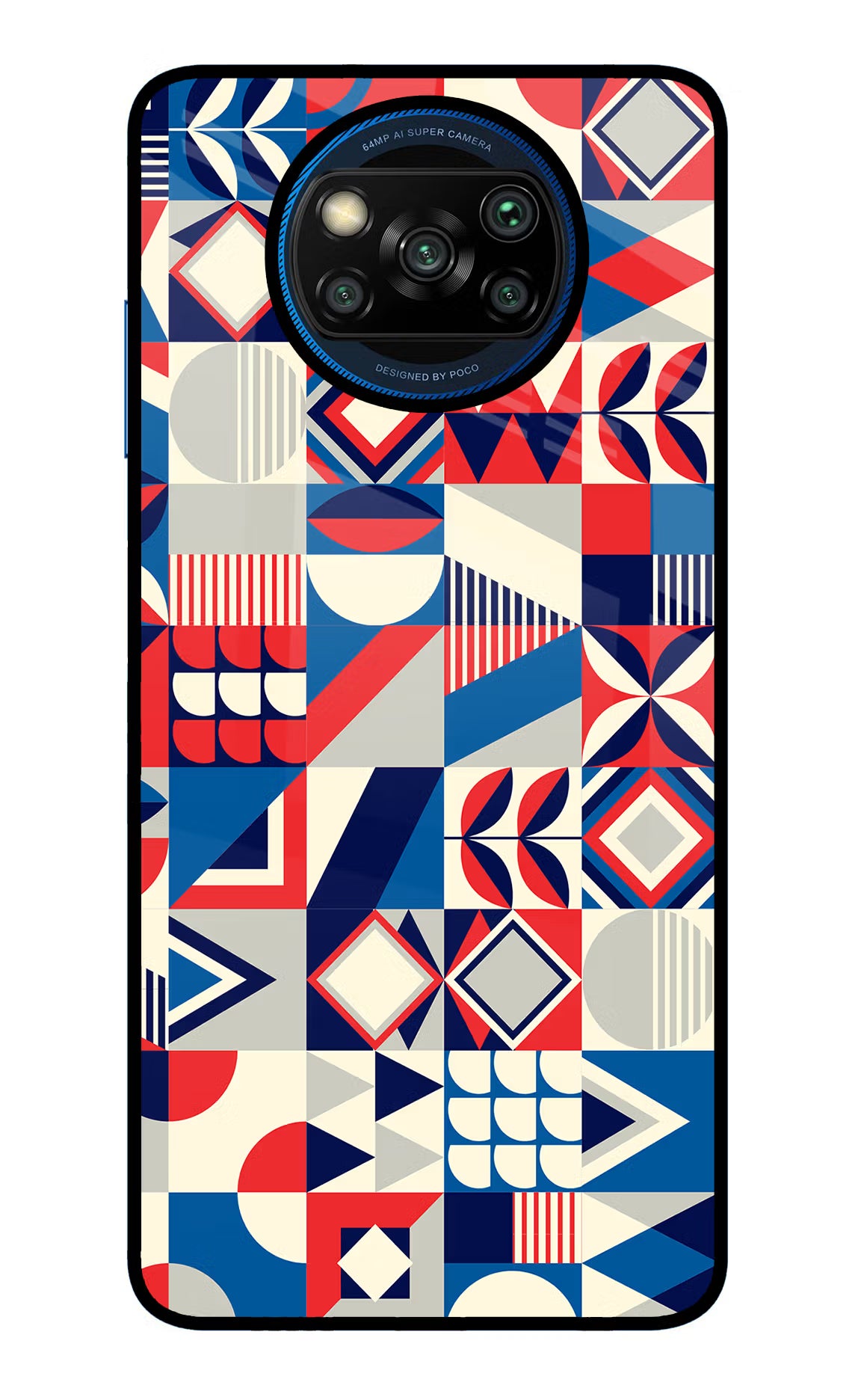Colorful Pattern Poco X3/X3 Pro Glass Case - Colorful Pattern Poco X3/X3 Pro Glass Case Colorful Pattern Poco X3/X3 Pro Glass Case