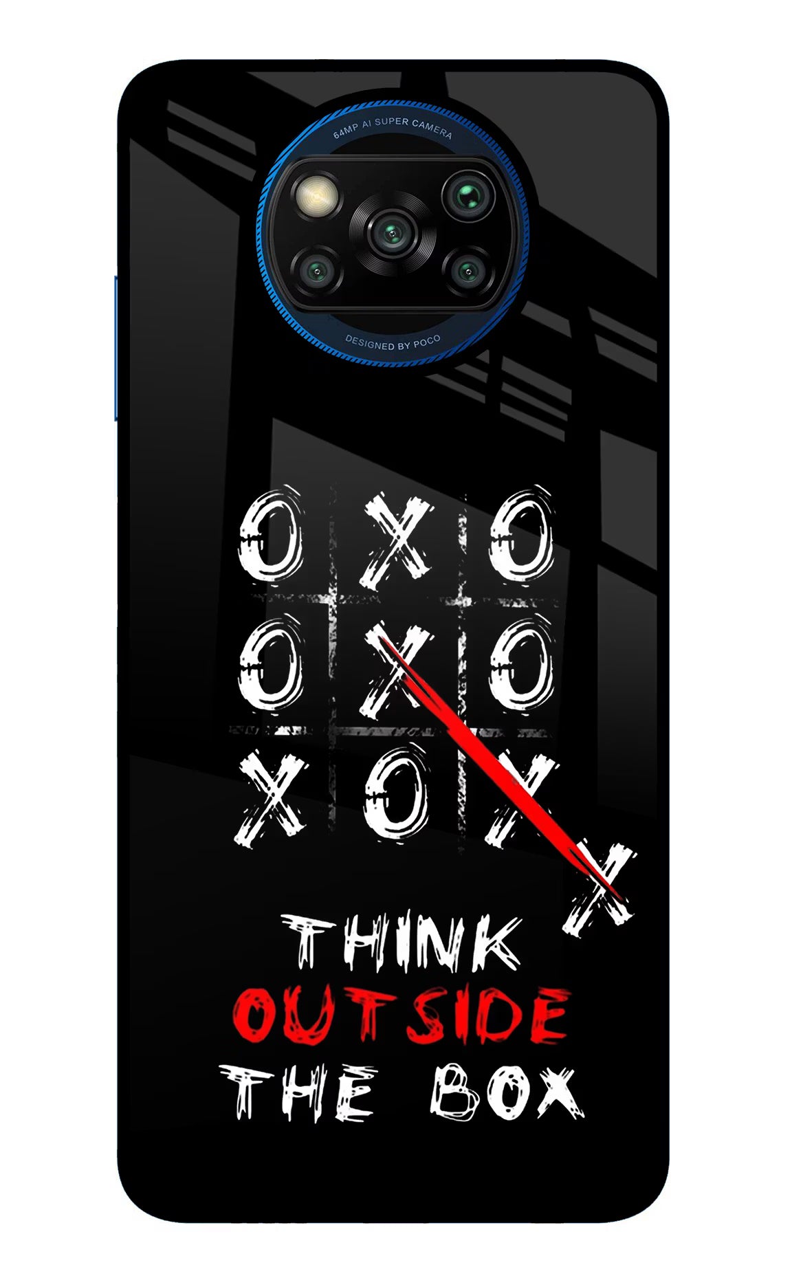 Think out of the BOX Poco X3/X3 Pro Glass Case - Think out of the BOX Poco X3/X3 Pro Glass Case Think out of the BOX Poco X3/X3 Pro Glass Case