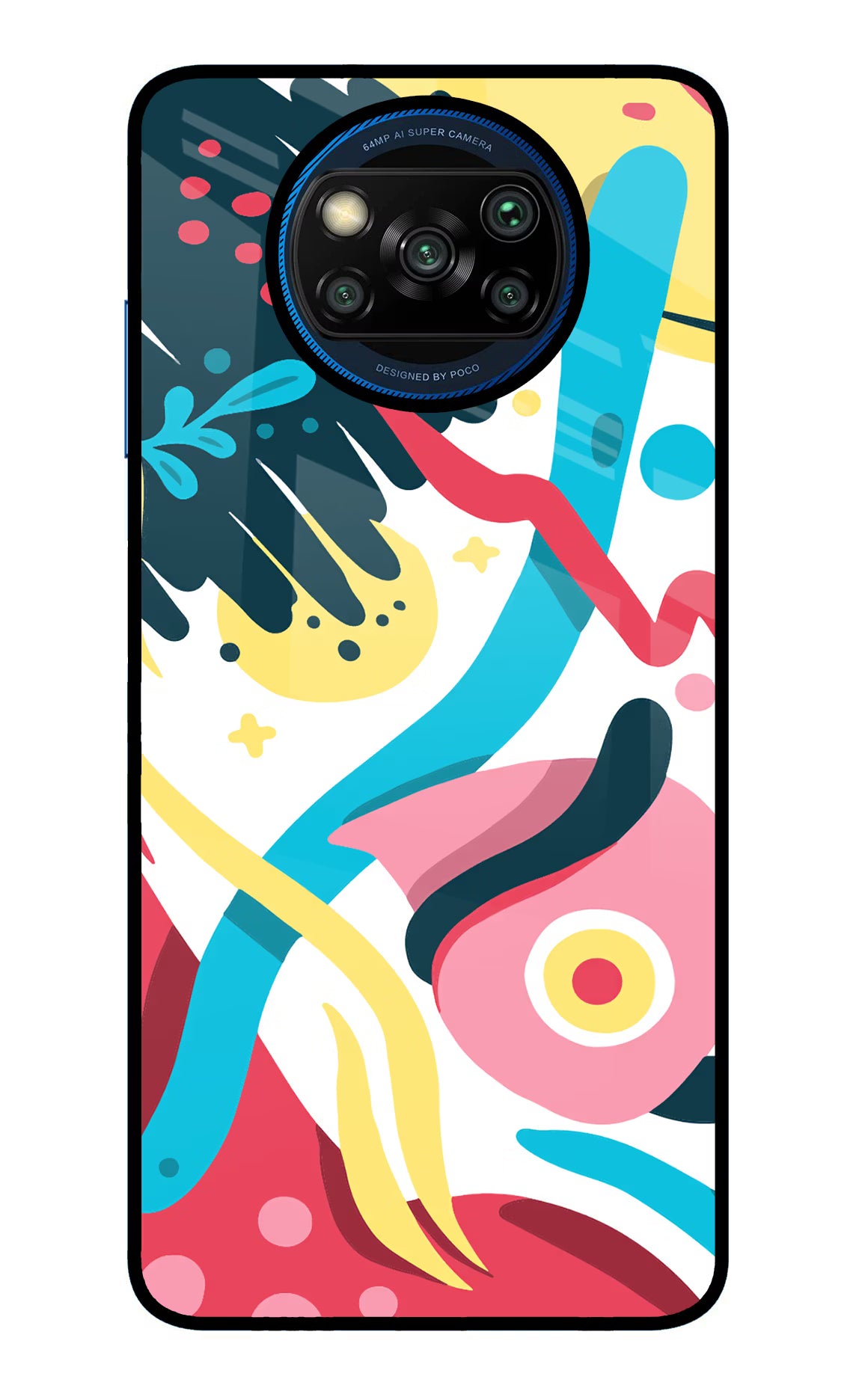 Trippy Poco X3/X3 Pro Glass Case - Trippy Poco X3/X3 Pro Glass Case Trippy Poco X3/X3 Pro Glass Case