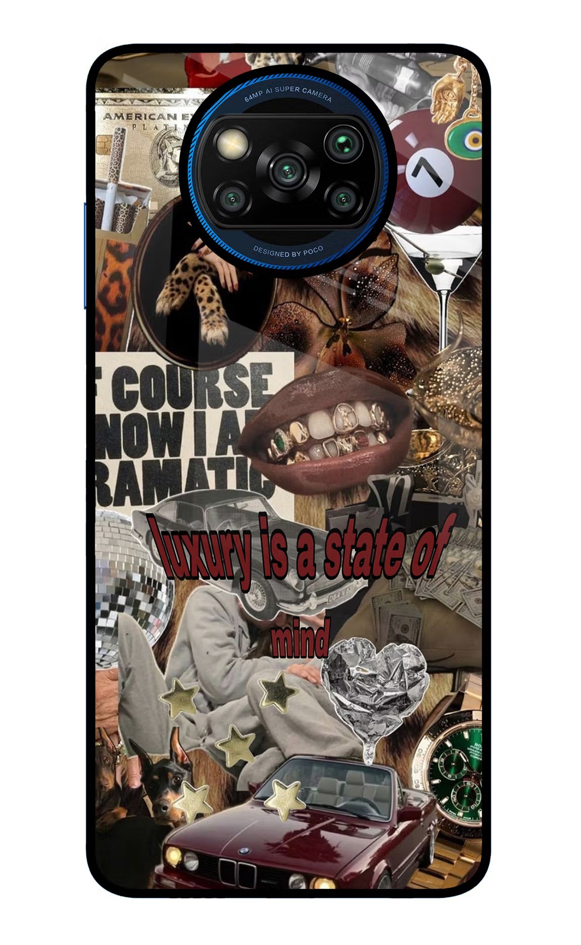 Luxury Poco X3/X3 Pro Glass Case - Luxury Poco X3/X3 Pro Glass Case Luxury Poco X3/X3 Pro Glass Case