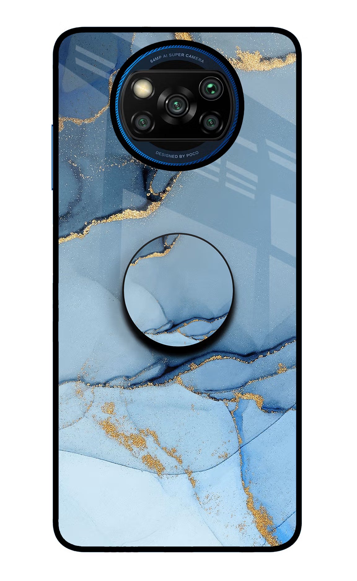 Blue Marble Poco X3/X3 Pro Glass Case - Blue Marble Poco X3/X3 Pro Glass Case Blue Marble Poco X3/X3 Pro Glass Case