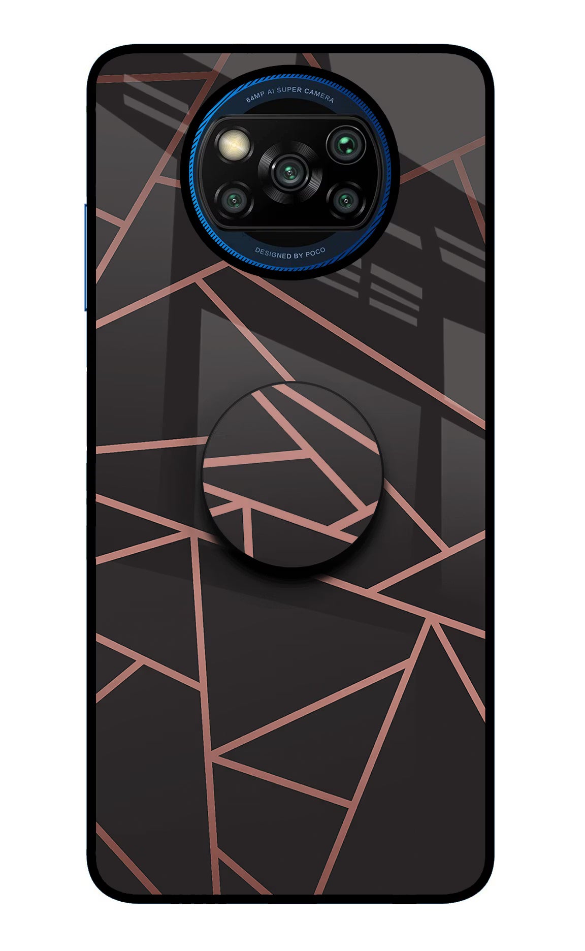 Geometric Pattern Poco X3/X3 Pro Glass Case - Geometric Pattern Poco X3/X3 Pro Glass Case Geometric Pattern Poco X3/X3 Pro Glass Case