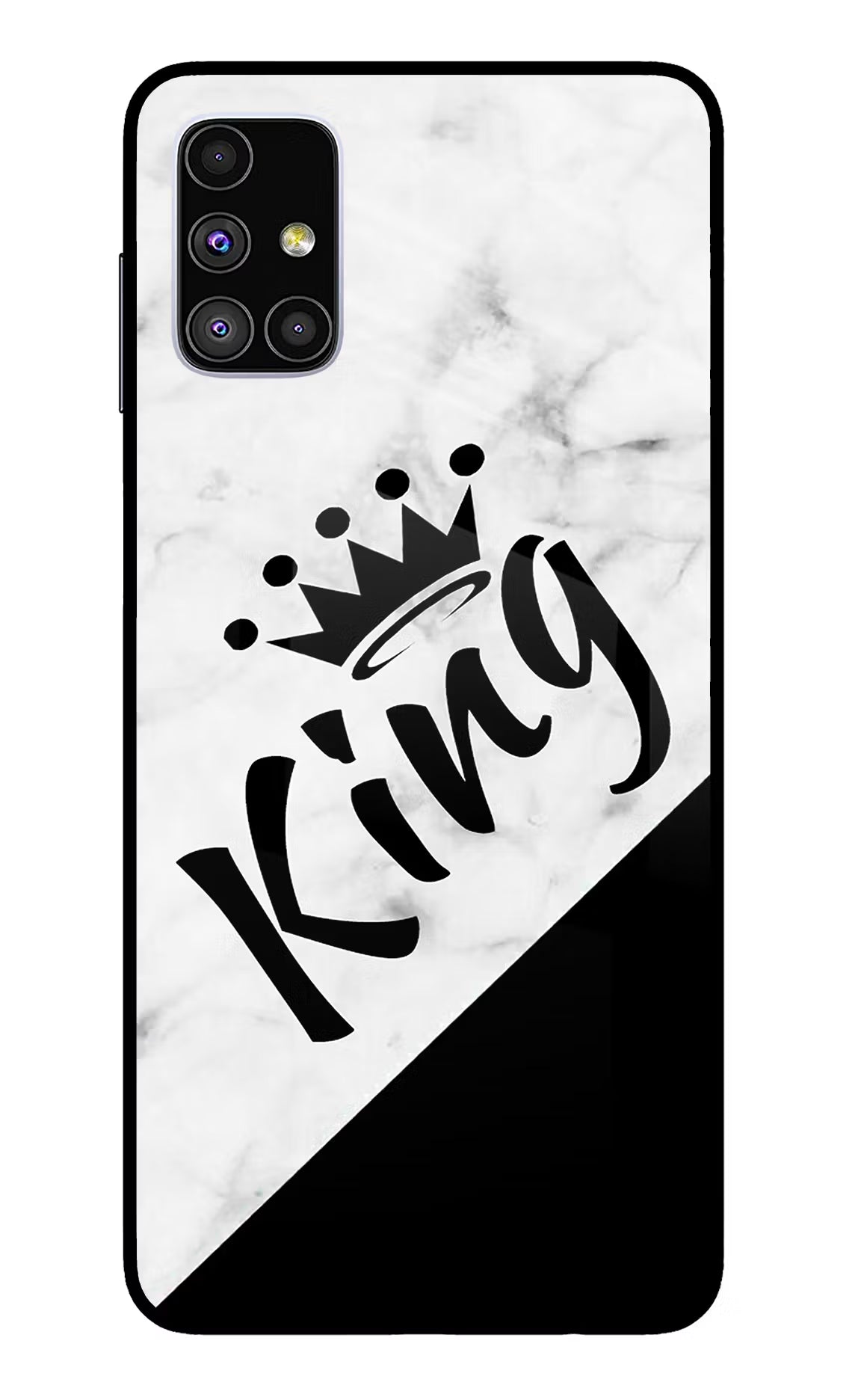 King Samsung M51 Glass Case - King Samsung M51 Glass Case King Samsung M51 Glass Case
