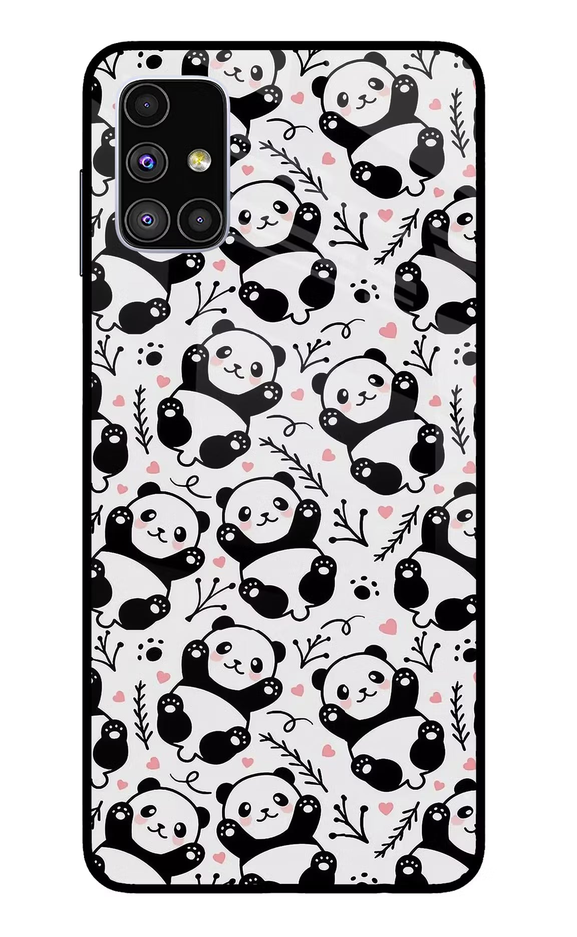 Cute Panda Samsung M51 Glass Case - Cute Panda Samsung M51 Glass Case Cute Panda Samsung M51 Glass Case