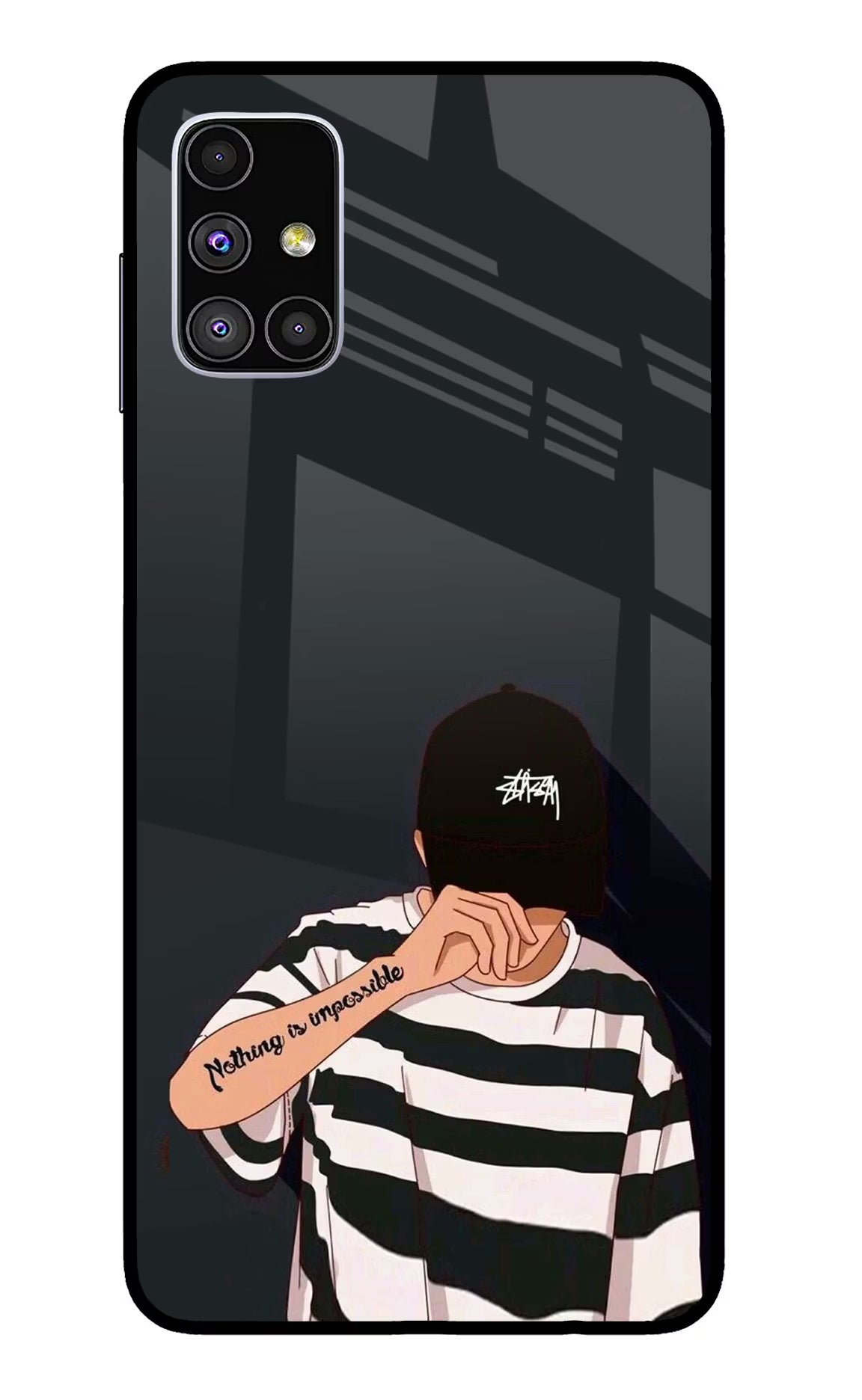 Aesthetic Boy Samsung M51 Glass Case - Aesthetic Boy Samsung M51 Glass Case Aesthetic Boy Samsung M51 Glass Case