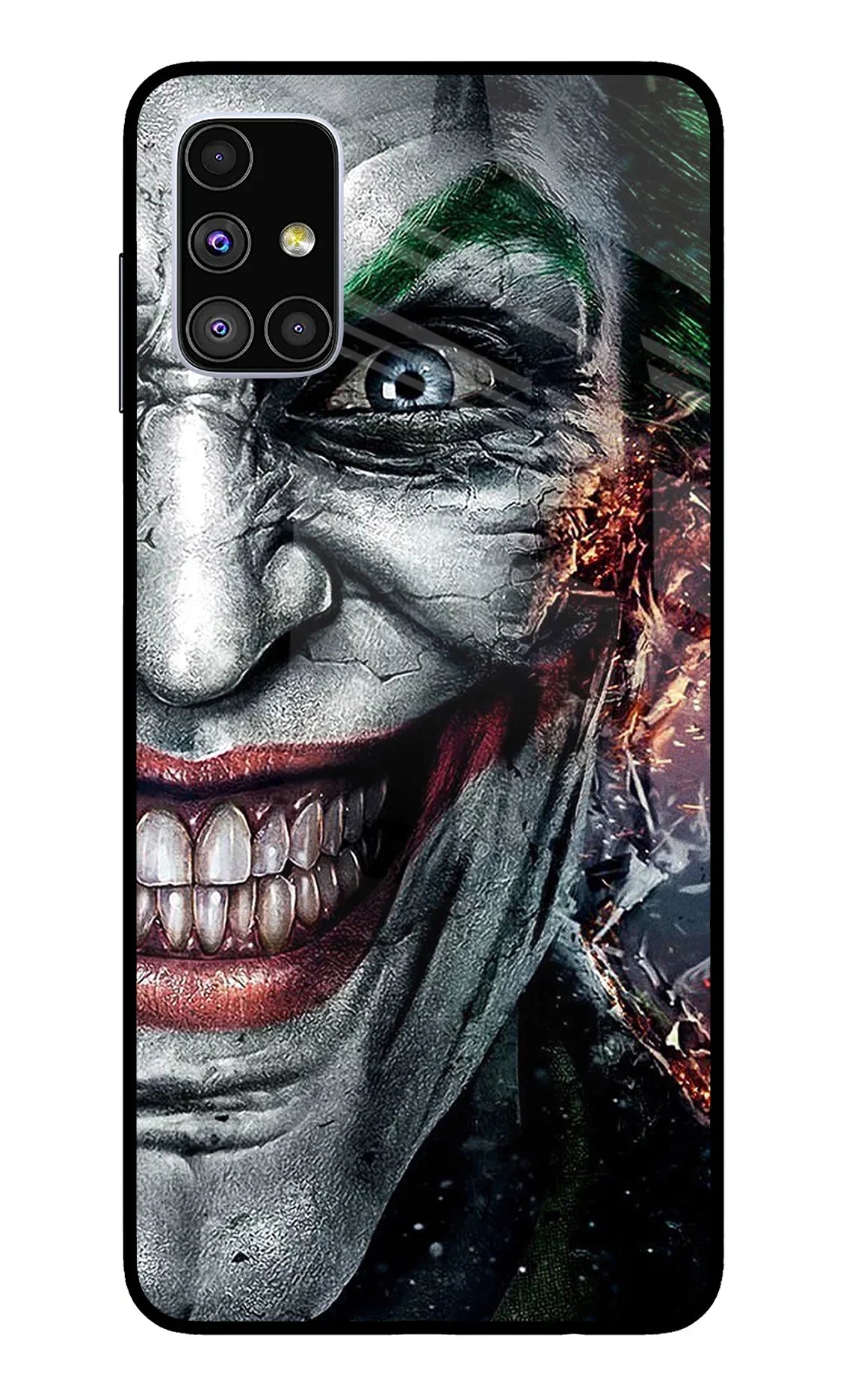 Joker Cam Samsung M51 Glass Case - Joker Cam Samsung M51 Glass Case Joker Cam Samsung M51 Glass Case