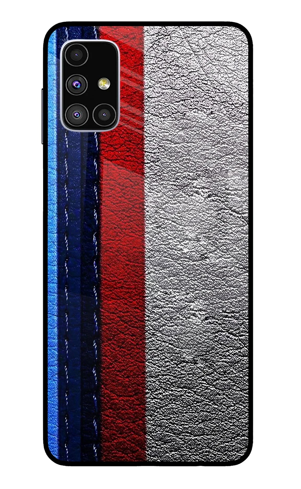 BMW Stripes Samsung M51 Glass Case - BMW Stripes Samsung M51 Glass Case BMW Stripes Samsung M51 Glass Case