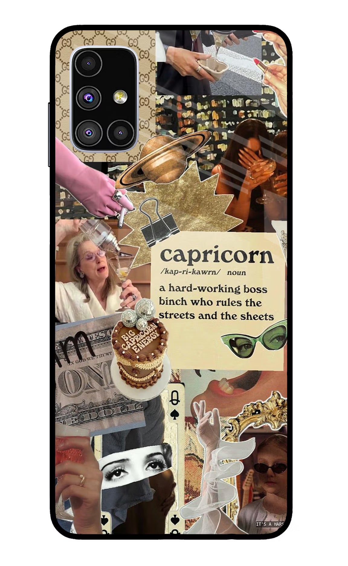 Capricorn Zodiac Samsung M51 Glass Case - Capricorn Zodiac Samsung M51 Glass Case Capricorn Zodiac Samsung M51 Glass Case