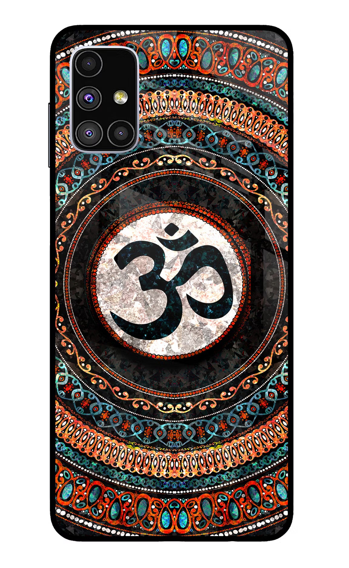 Om Culture Samsung M51 Glass Case - Om Culture Samsung M51 Glass Case Om Culture Samsung M51 Glass Case