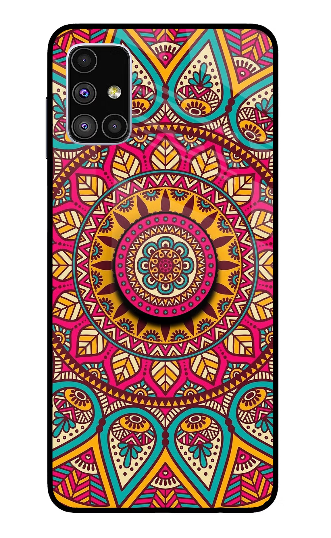 Mandala Samsung M51 Glass Case - Mandala Samsung M51 Glass Case Mandala Samsung M51 Glass Case