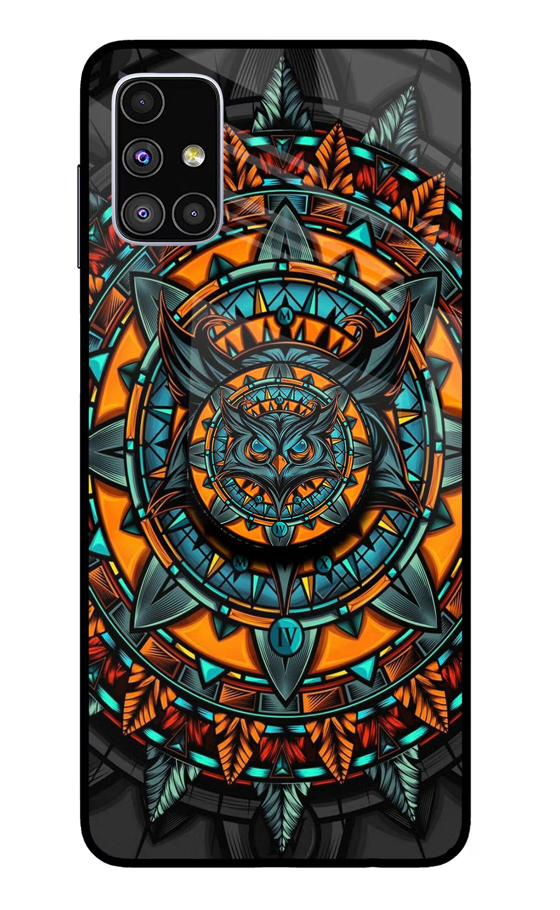 Angry Owl Samsung M51 Glass Case - Angry Owl Samsung M51 Glass Case Angry Owl Samsung M51 Glass Case