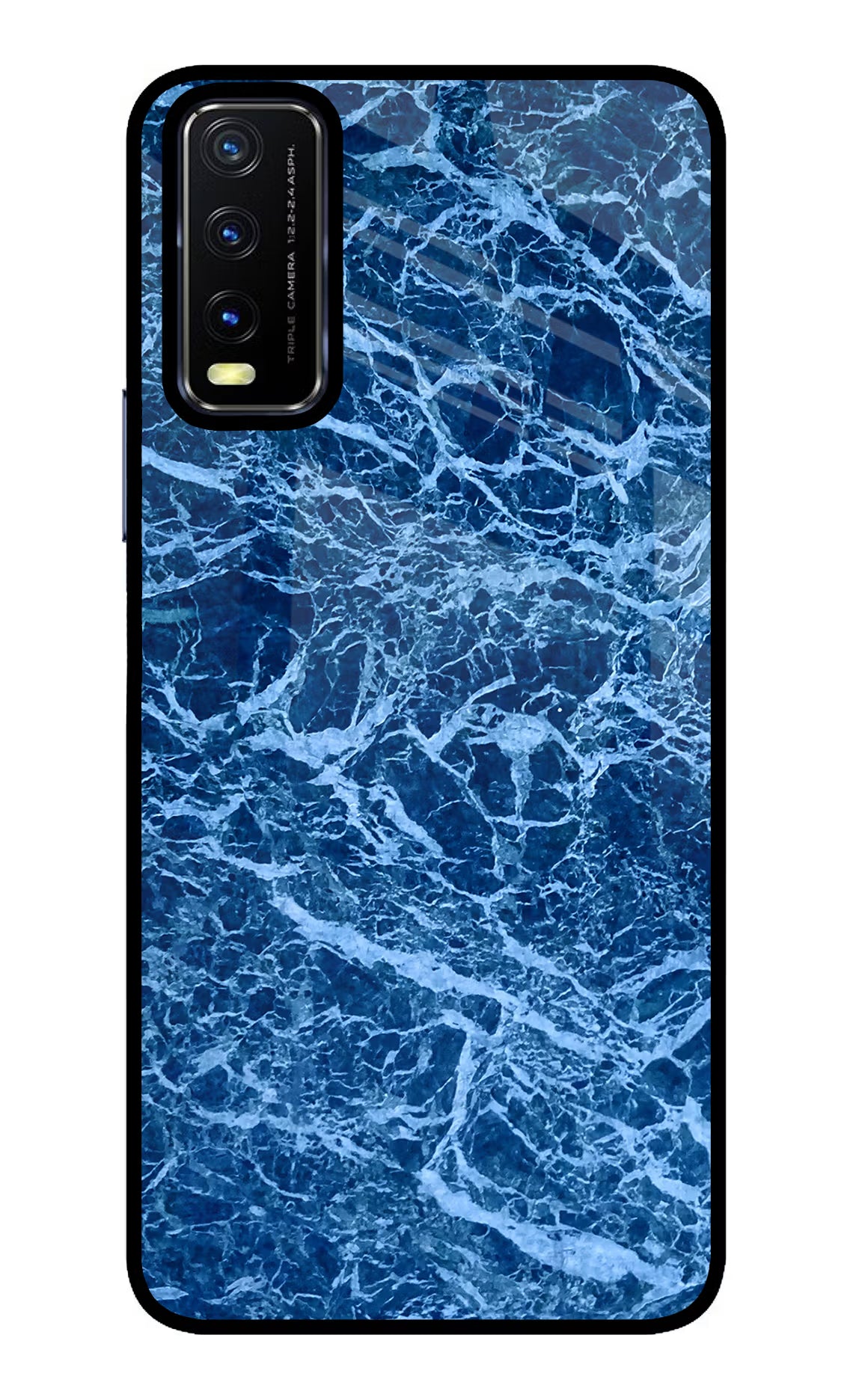 Blue Marble Vivo Y20/Y20i Glass Case - Blue Marble Vivo Y20/Y20i Glass Case Blue Marble Vivo Y20/Y20i Glass Case