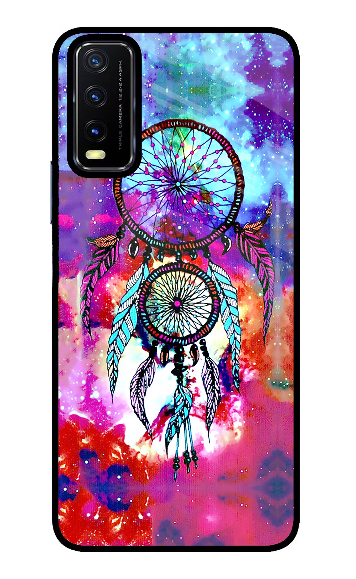 Dream Catcher Abstract Vivo Y20/Y20i Glass Case - Dream Catcher Abstract Vivo Y20/Y20i Glass Case Dream Catcher Abstract Vivo Y20/Y20i Glass Case