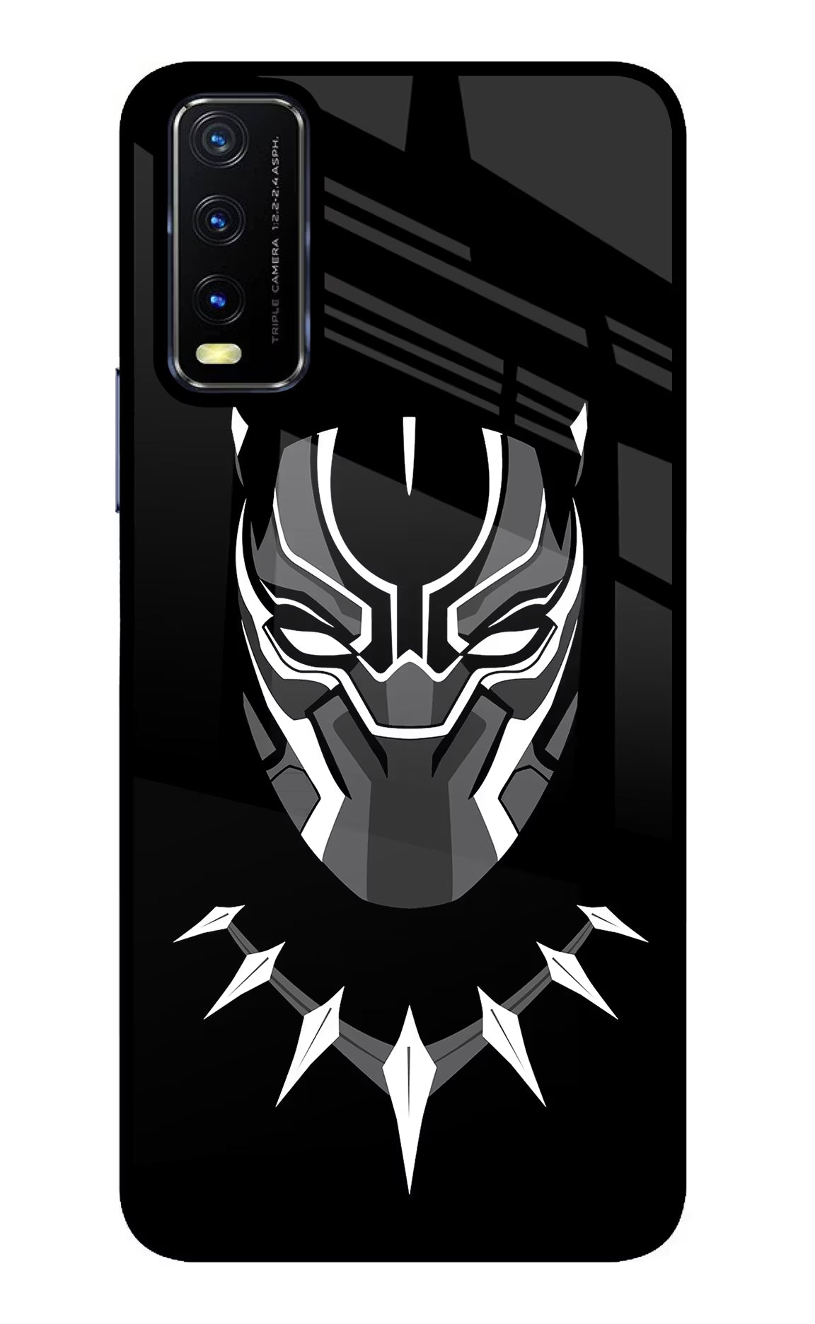 Black Panther Vivo Y20/Y20i Glass Case - Black Panther Vivo Y20/Y20i Glass Case Black Panther Vivo Y20/Y20i Glass Case