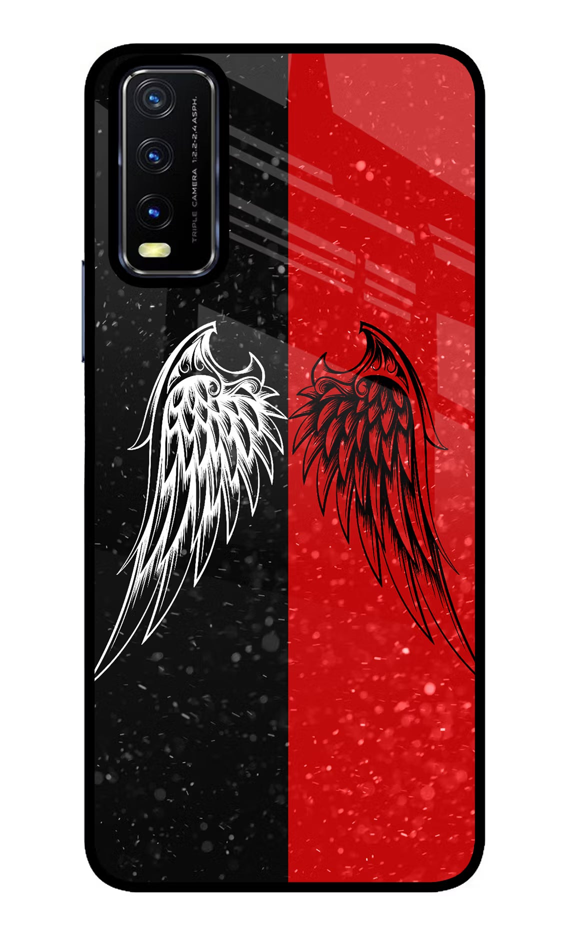 Wings Vivo Y20/Y20i Glass Case - Wings Vivo Y20/Y20i Glass Case Wings Vivo Y20/Y20i Glass Case