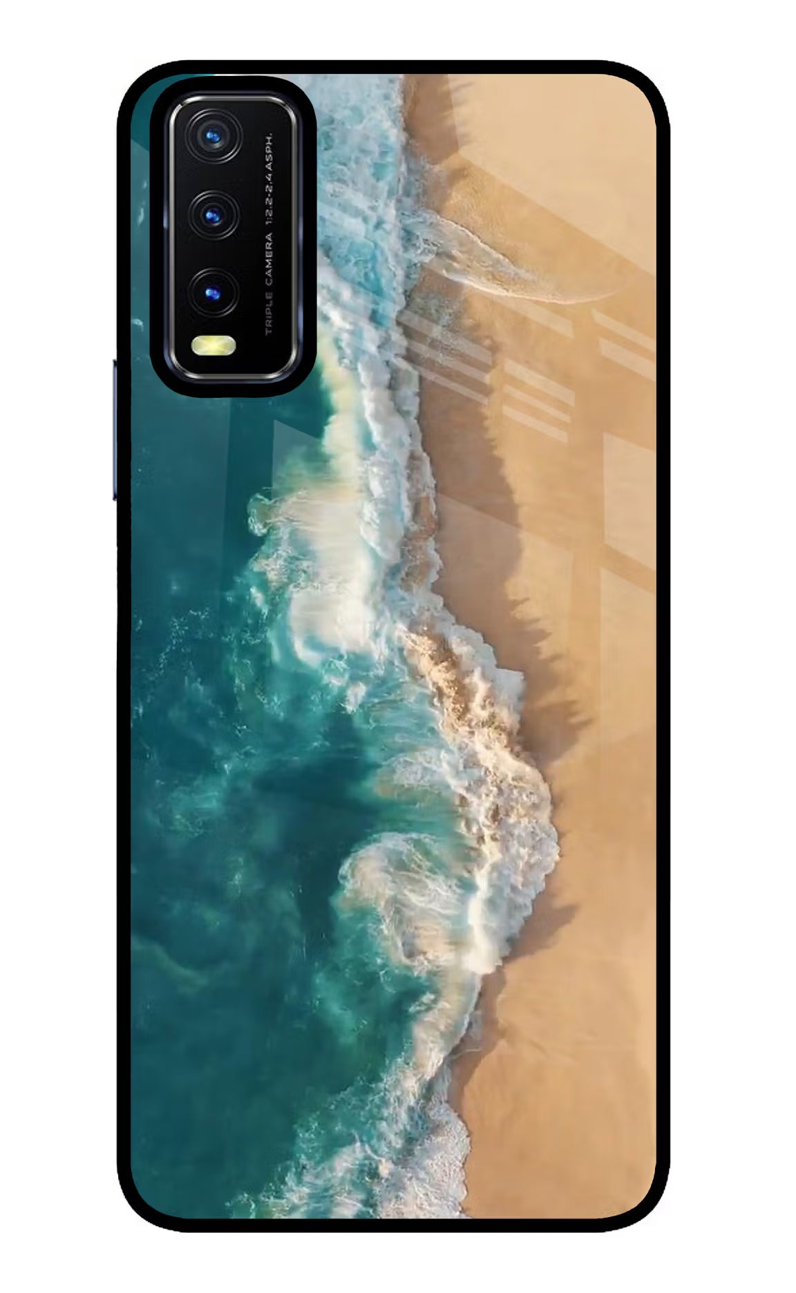Ocean Beach Vivo Y20/Y20i Glass Case - Ocean Beach Vivo Y20/Y20i Glass Case Ocean Beach Vivo Y20/Y20i Glass Case