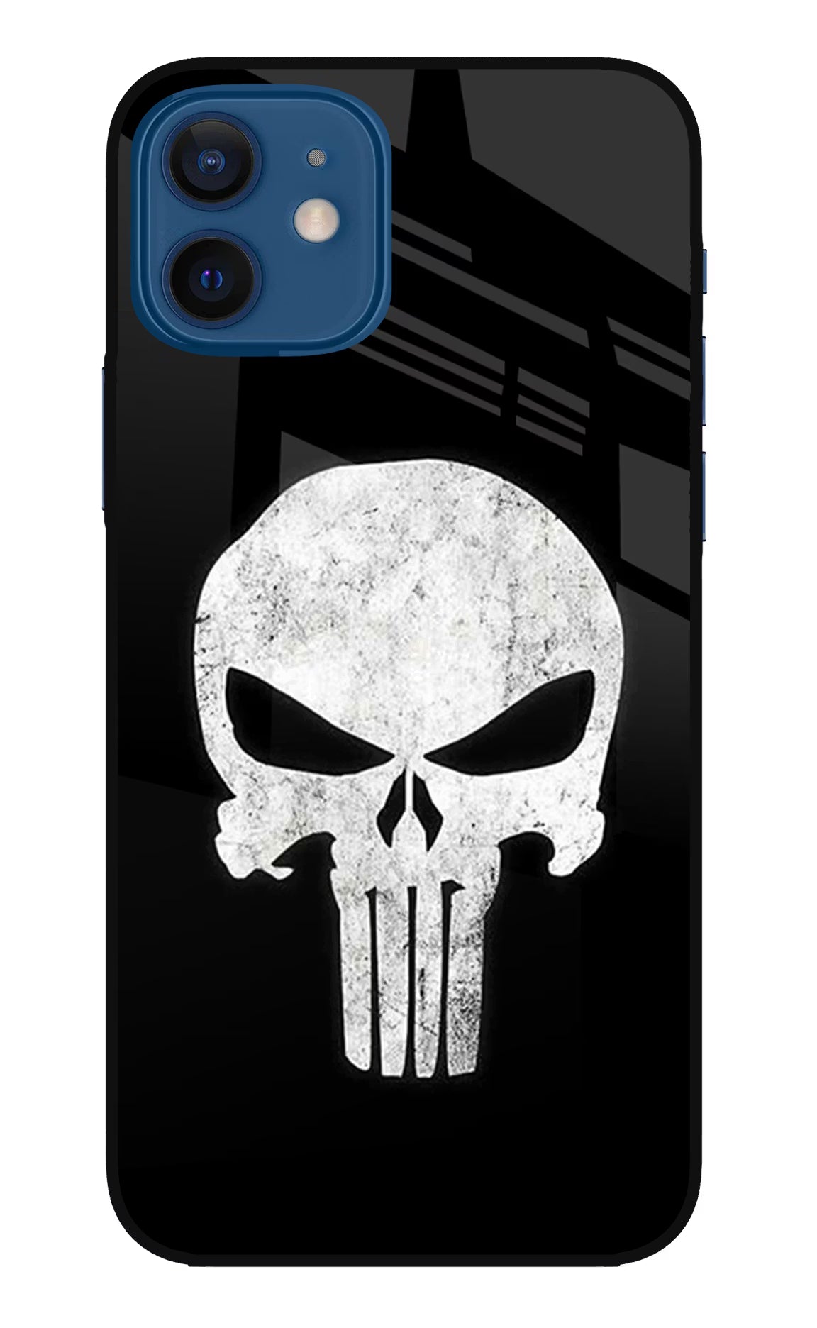 Punisher Skull iPhone 12 Glass Case - Punisher Skull iPhone 12 Glass Case Punisher Skull iPhone 12 Glass Case