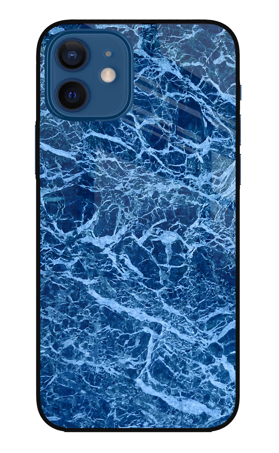 Blue Marble iPhone 12 Glass Case - Blue Marble iPhone 12 Glass Case Blue Marble iPhone 12 Glass Case