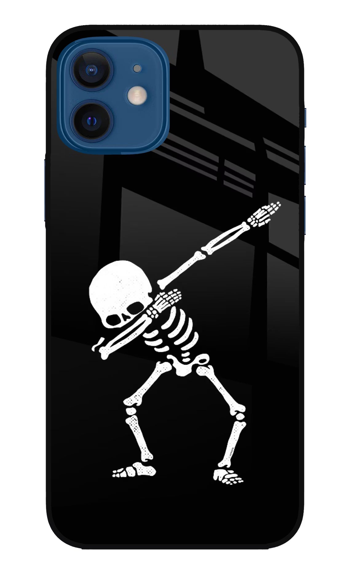 Dabbing Skeleton Art iPhone 12 Glass Case - Dabbing Skeleton Art iPhone 12 Glass Case Dabbing Skeleton Art iPhone 12 Glass Case