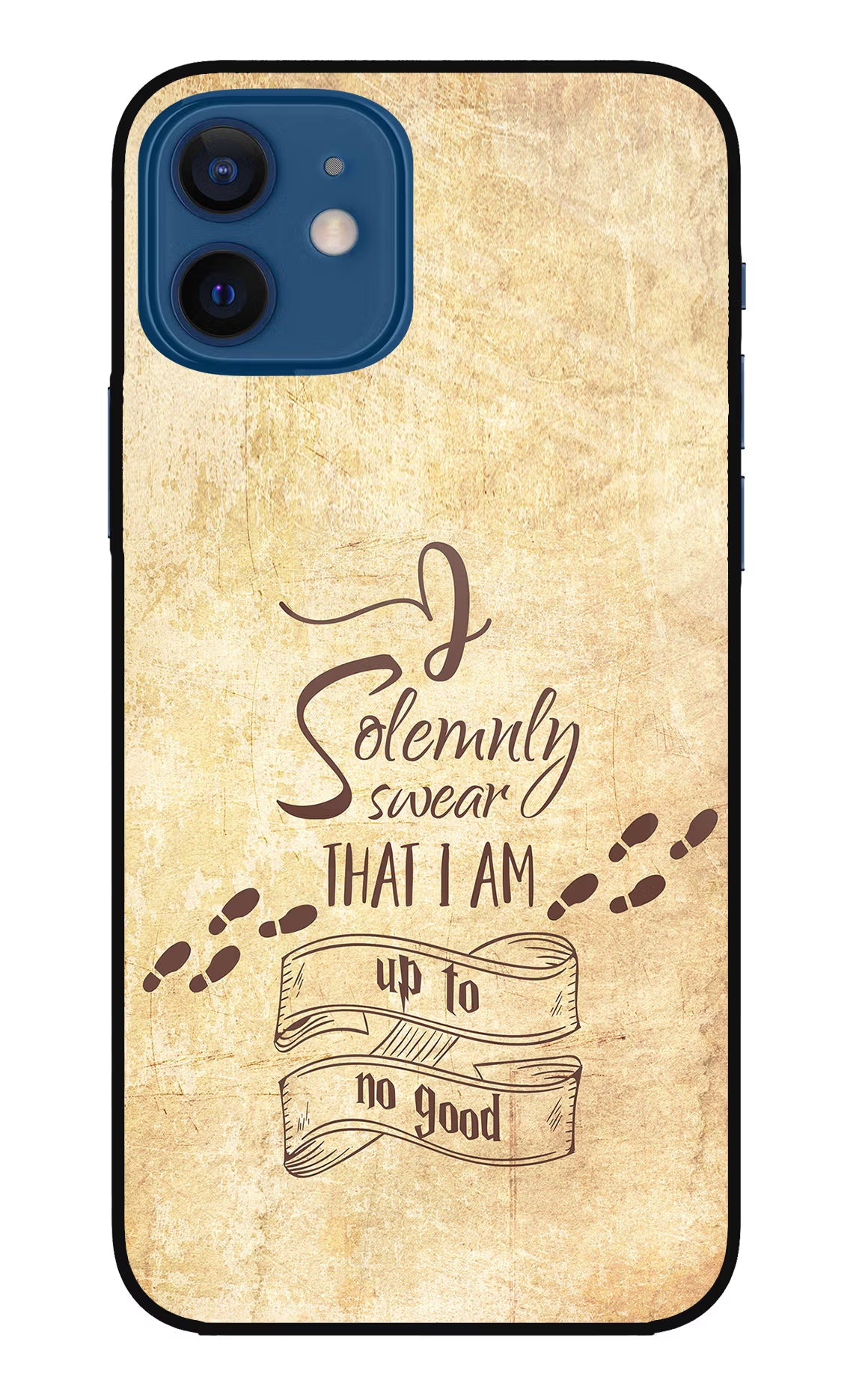 I Solemnly swear that i up to no good iPhone 12 Glass Case - I Solemnly swear that i up to no good iPhone 12 Glass Case I Solemnly swear that i up to no good iPhone 12 Glass Case
