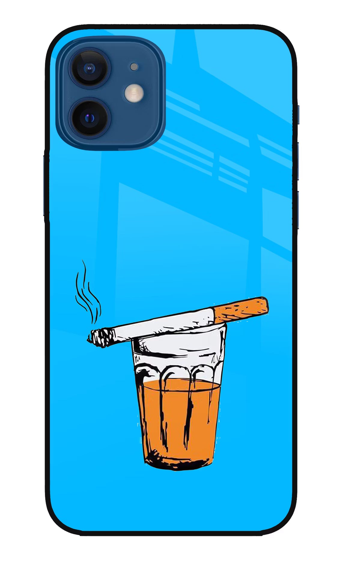 Chai Sutta iPhone 12 Glass Case - Chai Sutta iPhone 12 Glass Case Chai Sutta iPhone 12 Glass Case