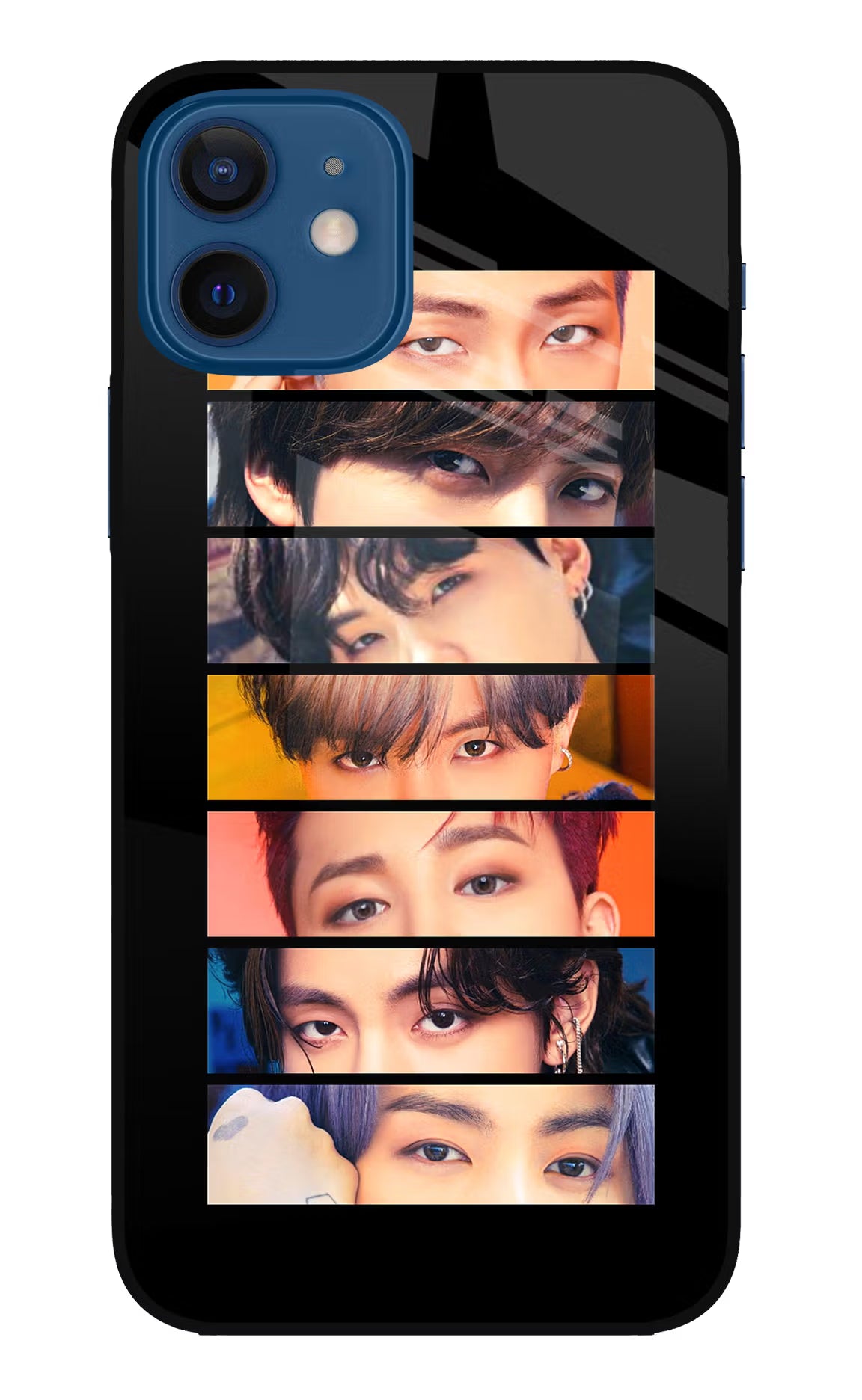 BTS Eyes iPhone 12 Glass Case - BTS Eyes iPhone 12 Glass Case BTS Eyes iPhone 12 Glass Case