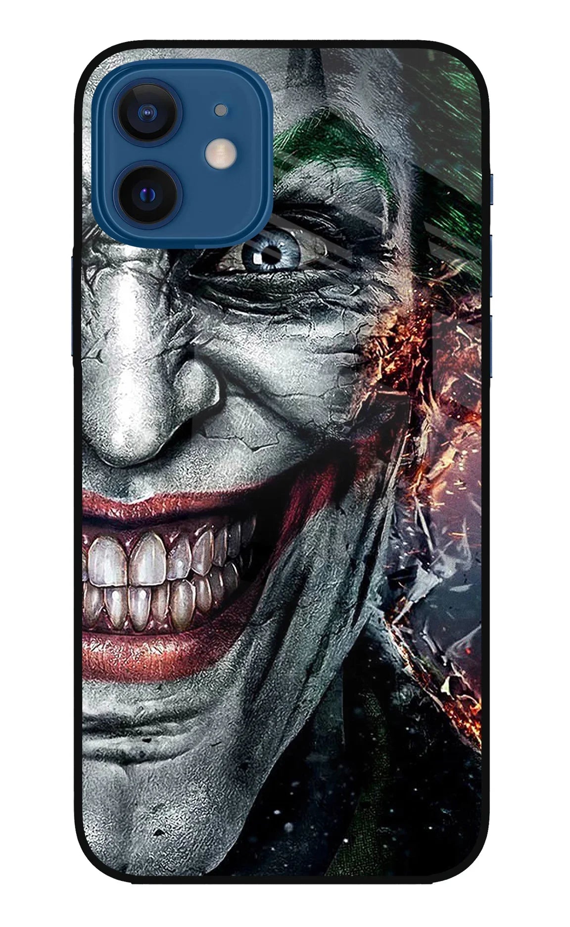 Joker Cam iPhone 12 Glass Case - Joker Cam iPhone 12 Glass Case Joker Cam iPhone 12 Glass Case