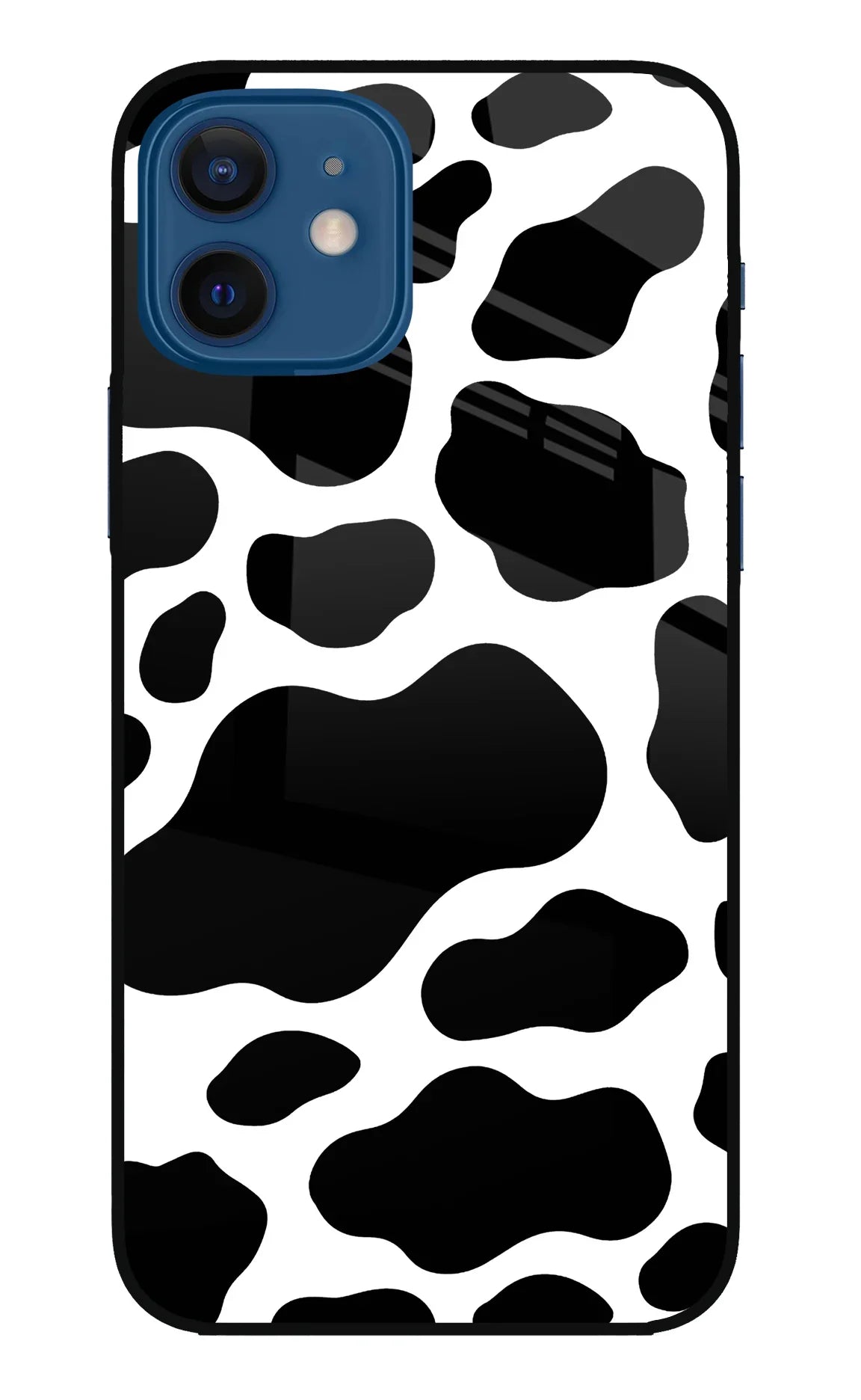 Cow Spots iPhone 12 Glass Case - Cow Spots iPhone 12 Glass Case Cow Spots iPhone 12 Glass Case