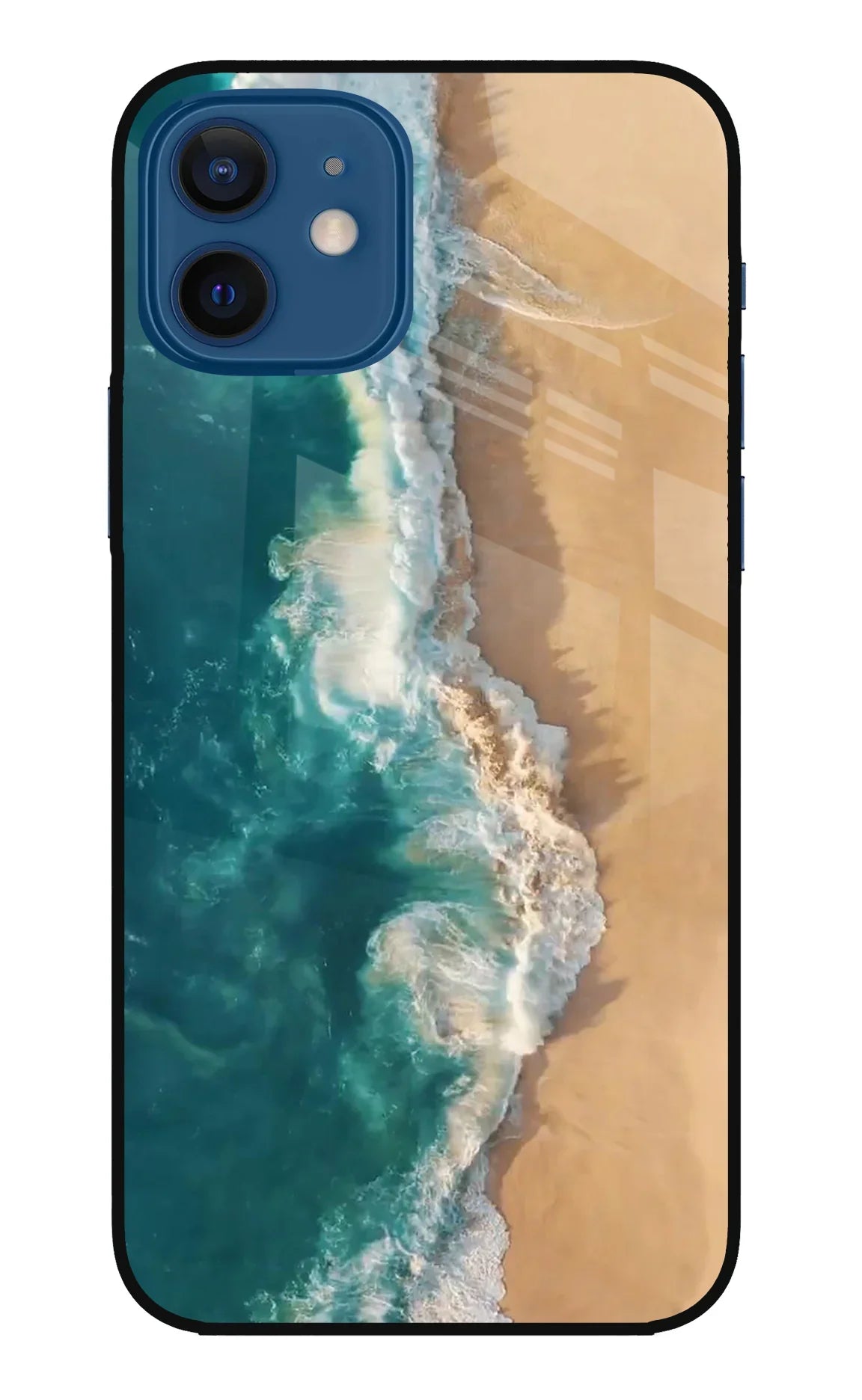 Ocean Beach iPhone 12 Glass Case - Ocean Beach iPhone 12 Glass Case Ocean Beach iPhone 12 Glass Case