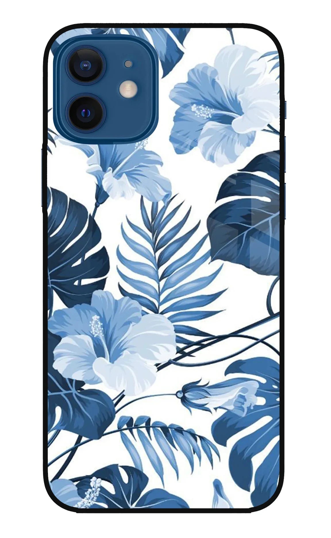 Fabric Art iPhone 12 Glass Case - Fabric Art iPhone 12 Glass Case Fabric Art iPhone 12 Glass Case