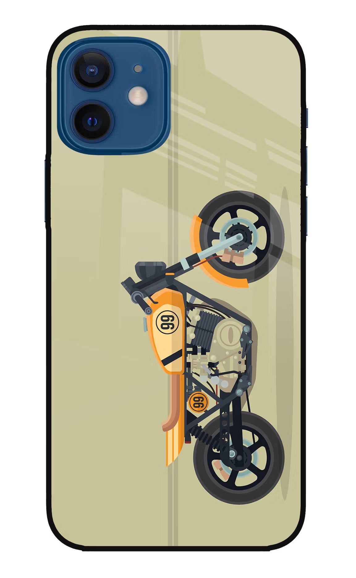 Vertical Speedster iPhone 12 Glass Case - Vertical Speedster iPhone 12 Glass Case Vertical Speedster iPhone 12 Glass Case