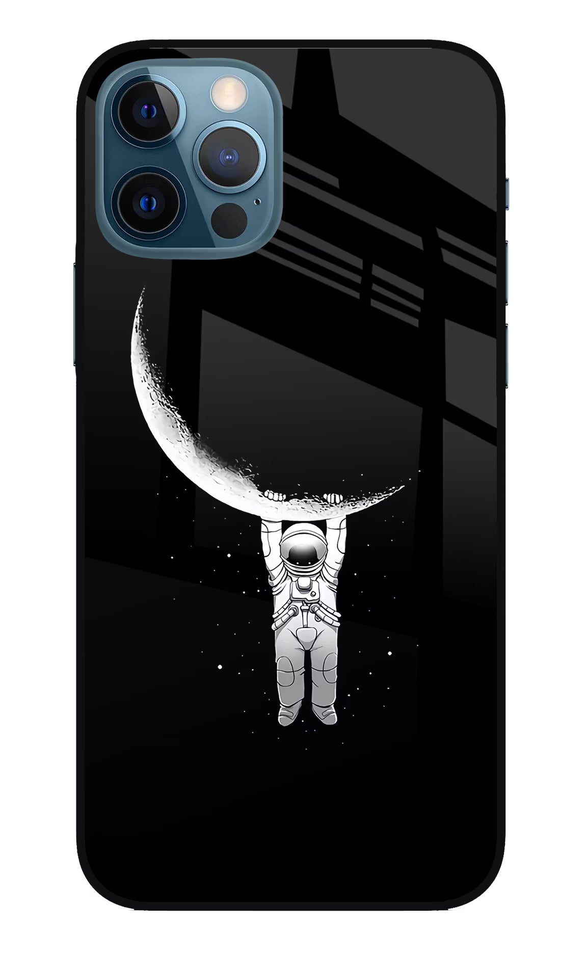 Moon Space iPhone 12 Pro Glass Case - Moon Space iPhone 12 Pro Glass Case Moon Space iPhone 12 Pro Glass Case