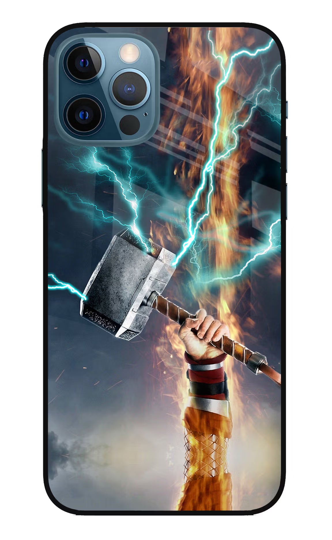 Thor Hammer Mjolnir iPhone 12 Pro Glass Case - Thor Hammer Mjolnir iPhone 12 Pro Glass Case Thor Hammer Mjolnir iPhone 12 Pro Glass Case