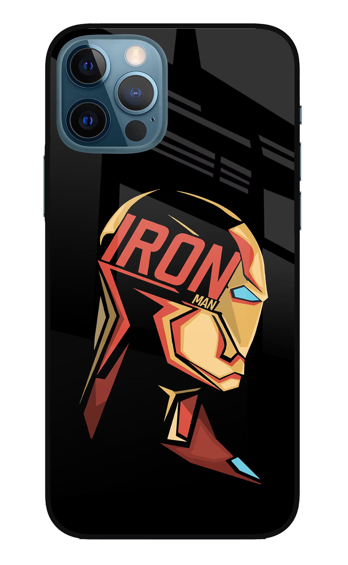 IronMan iPhone 12 Pro Glass Case - IronMan iPhone 12 Pro Glass Case IronMan iPhone 12 Pro Glass Case