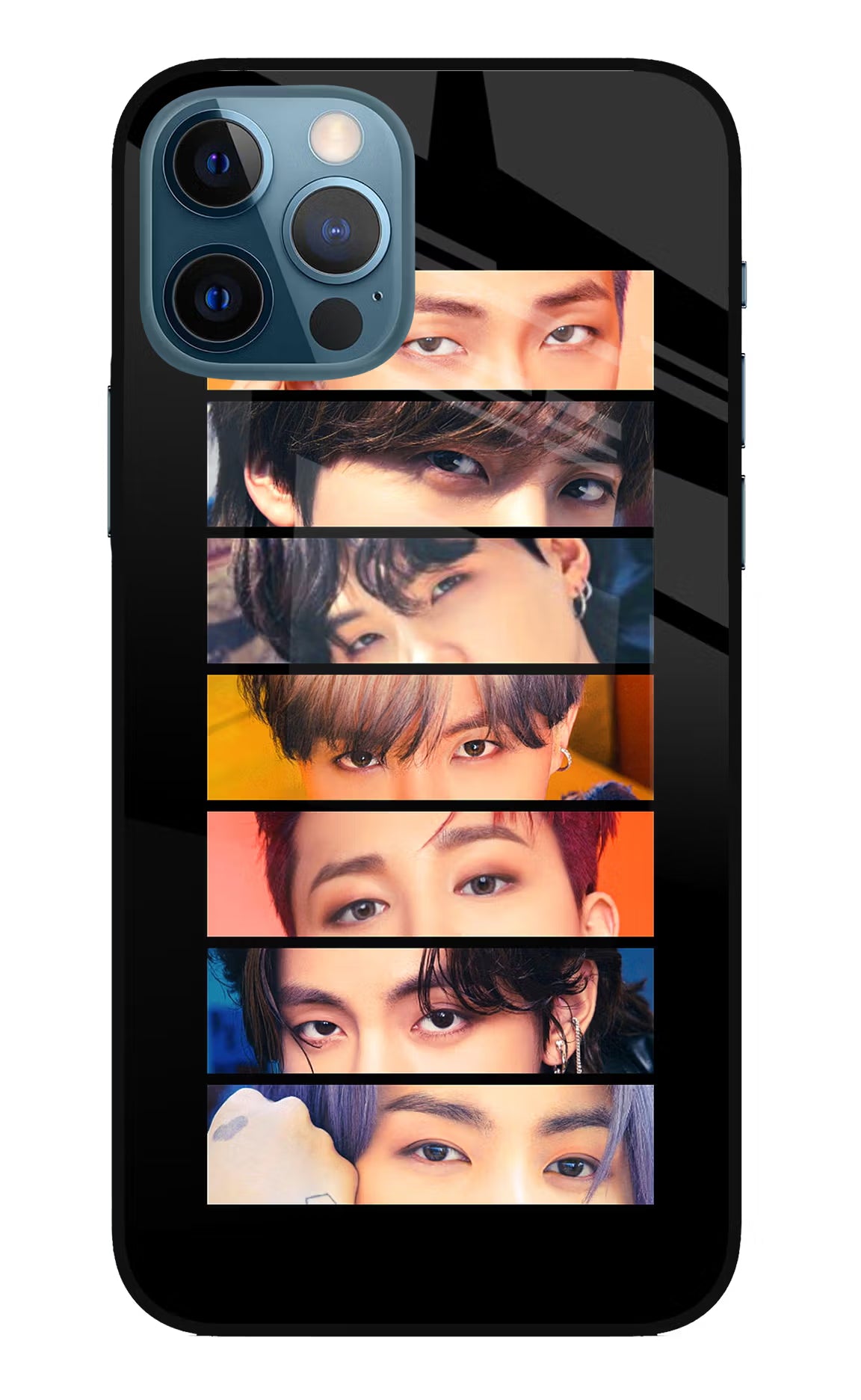 BTS Eyes iPhone 12 Pro Glass Case - BTS Eyes iPhone 12 Pro Glass Case BTS Eyes iPhone 12 Pro Glass Case