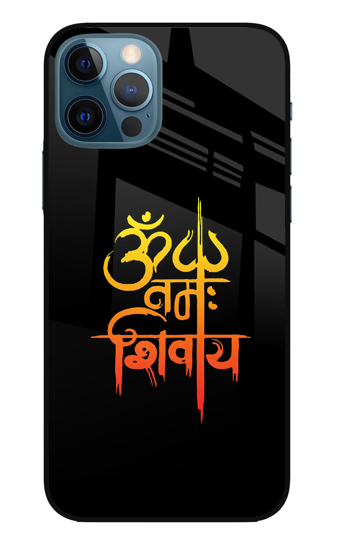 Om Namah Shivay iPhone 12 Pro Glass Case - Om Namah Shivay iPhone 12 Pro Glass Case Om Namah Shivay iPhone 12 Pro Glass Case