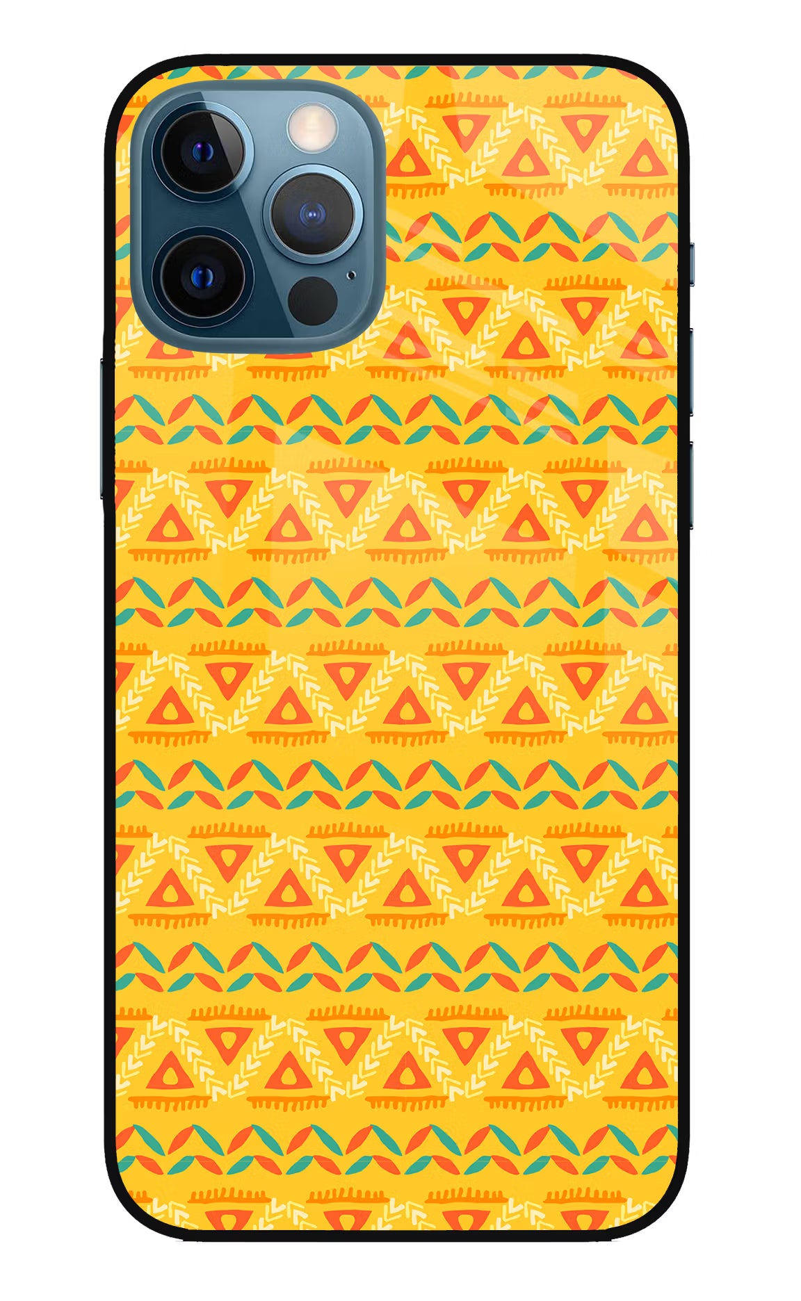 Tribal Pattern iPhone 12 Pro Glass Case - Tribal Pattern iPhone 12 Pro Glass Case Tribal Pattern iPhone 12 Pro Glass Case