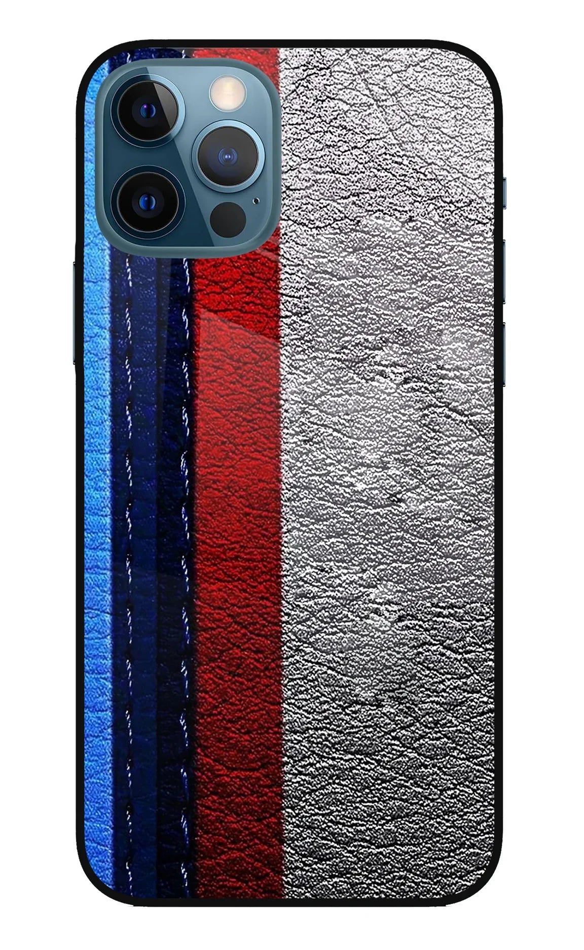 BMW Stripes iPhone 12 Pro Glass Case - BMW Stripes iPhone 12 Pro Glass Case BMW Stripes iPhone 12 Pro Glass Case