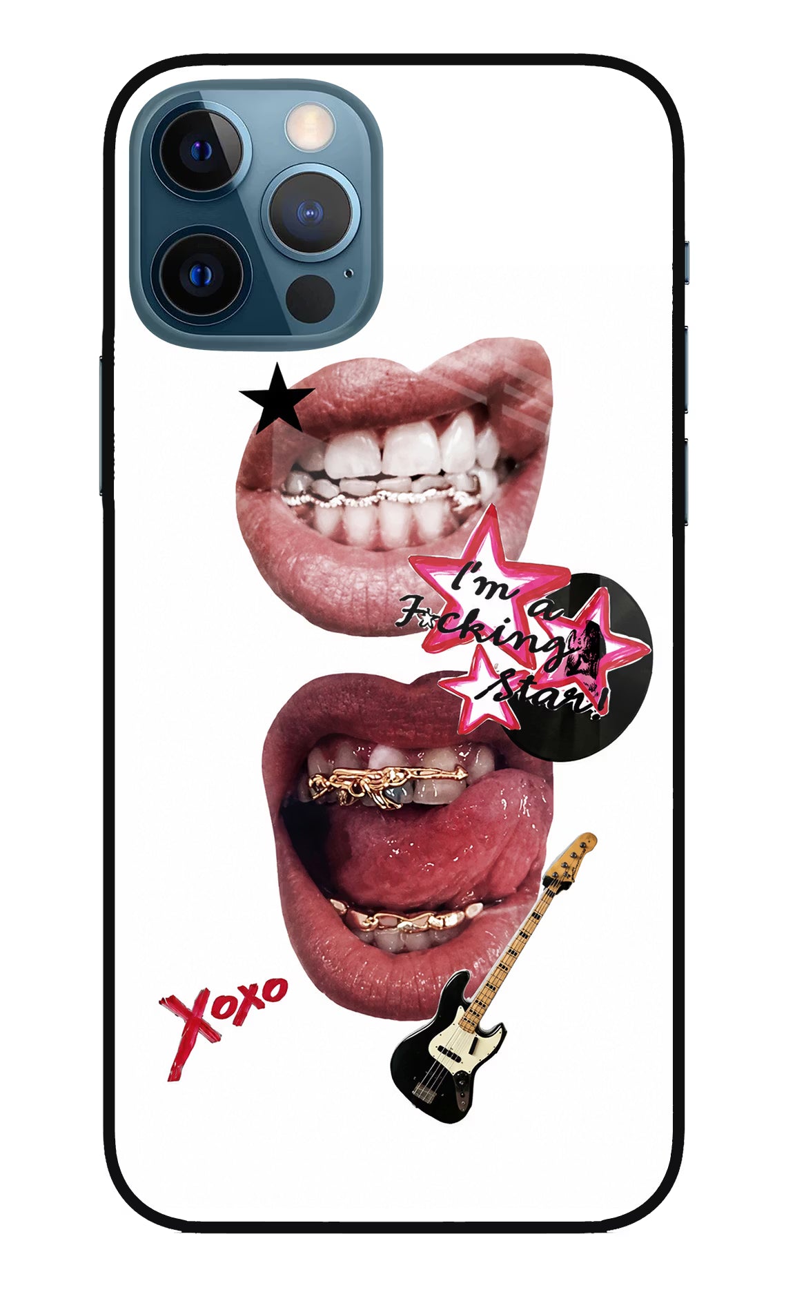 Rockstar iPhone 12 Pro Glass Case - Rockstar iPhone 12 Pro Glass Case Rockstar iPhone 12 Pro Glass Case