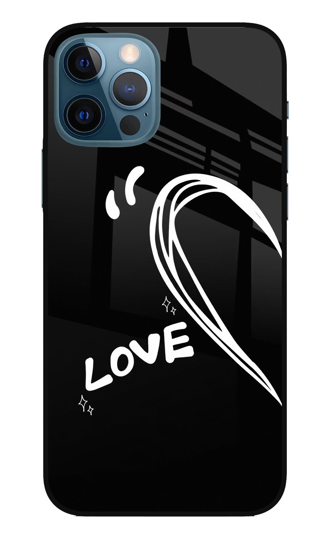 Love Line iPhone 12 Pro Glass Case - Love Line iPhone 12 Pro Glass Case Love Line iPhone 12 Pro Glass Case