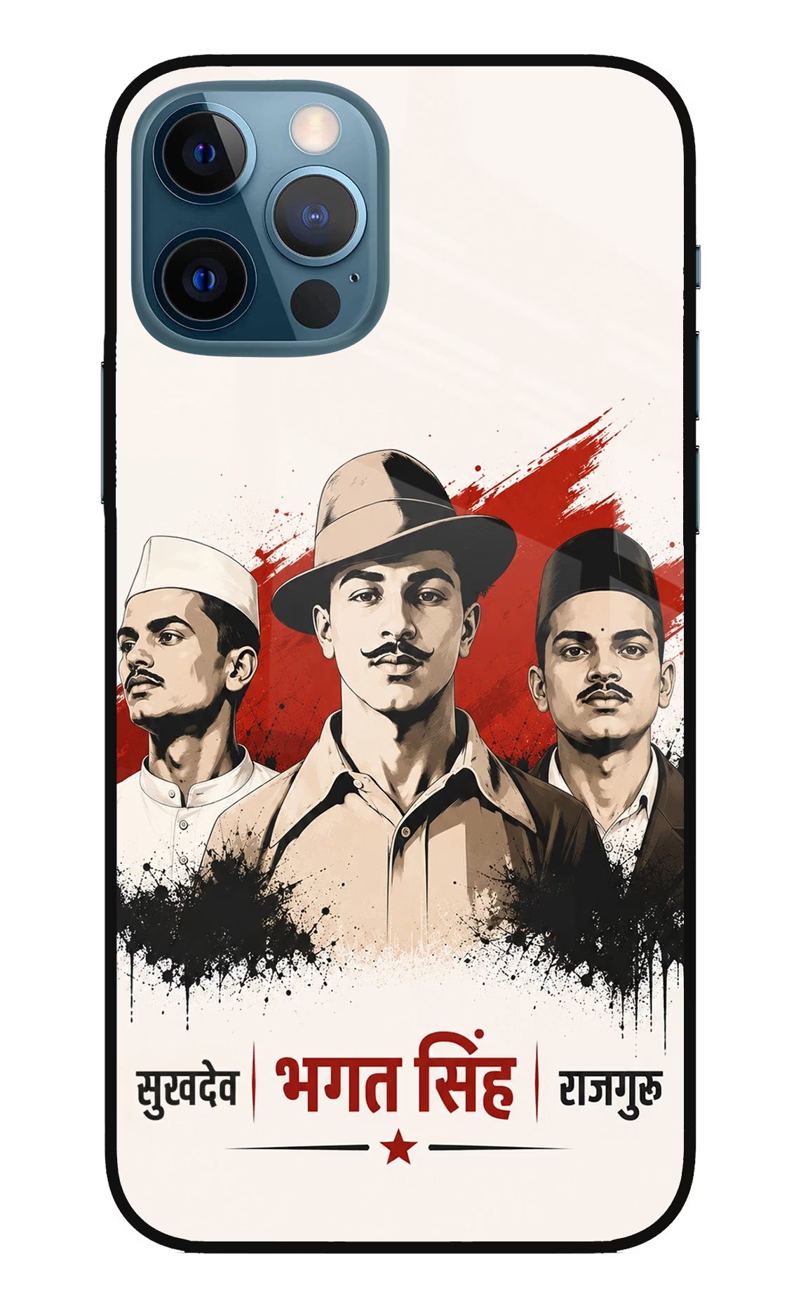 Sardar Patel Iron Will iPhone 12 Pro Glass Case - Sardar Patel Iron Will iPhone 12 Pro Glass Case Sardar Patel Iron Will iPhone 12 Pro Glass Case